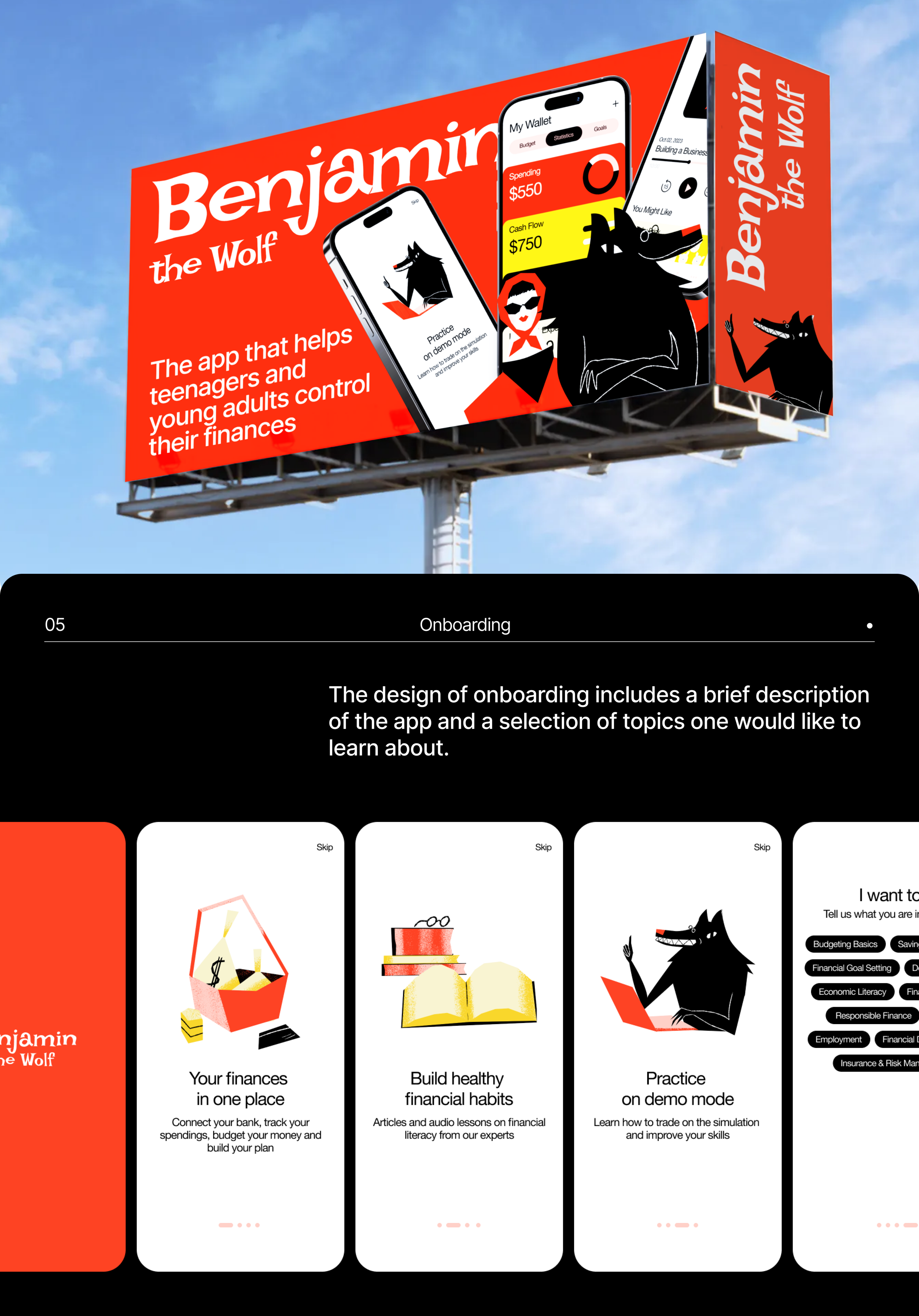 Benjamin the Wolf | Financial Literacy Mobile App — Изображение №5 — Интерфейсы на Dprofile
