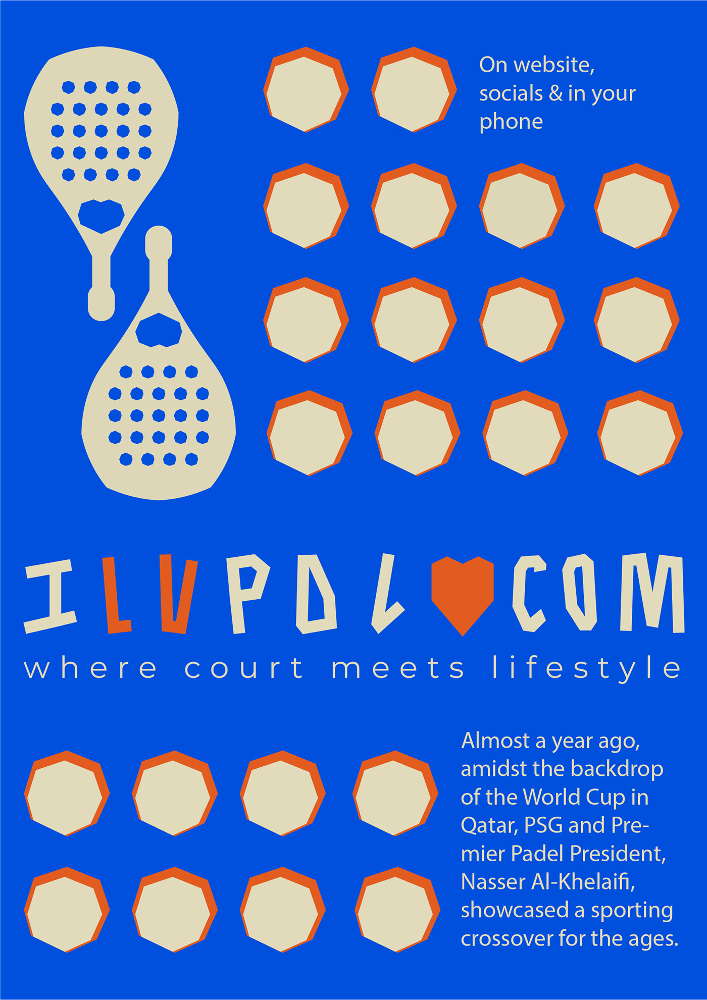 Brand identity for ILOVEPADEL.life — Изображение №12 — Брендинг на Dprofile