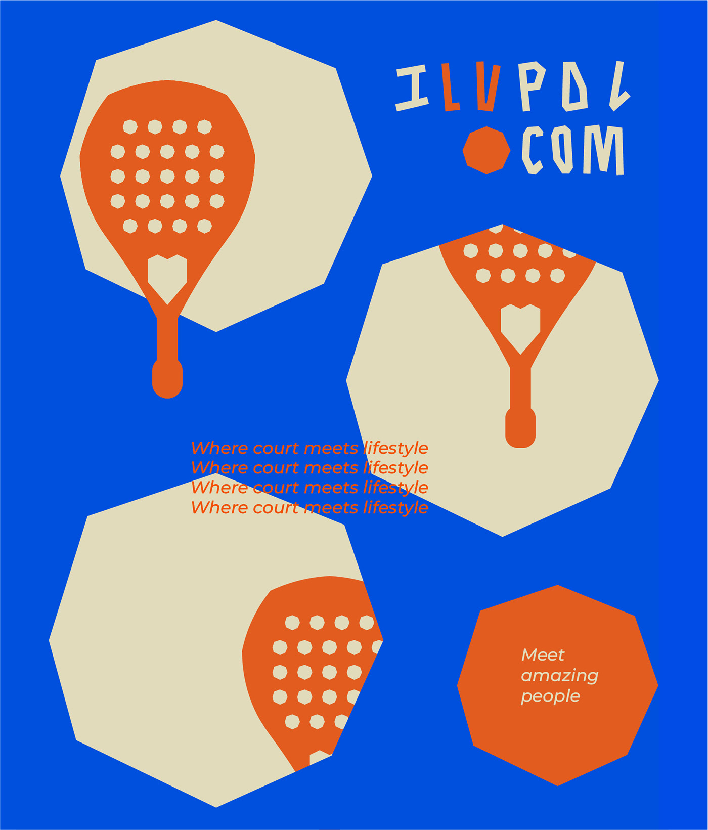 Brand identity for ILOVEPADEL.life — Изображение №14 — Брендинг на Dprofile