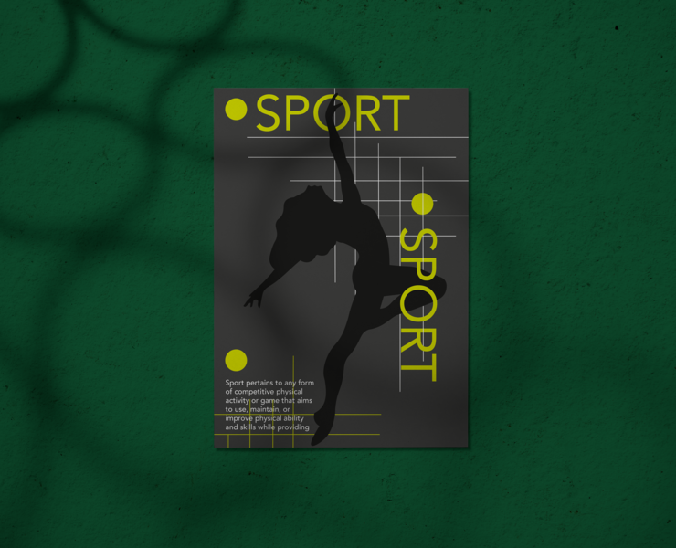 Sport delicate posters — Иллюстрация, Графика на Dprofile