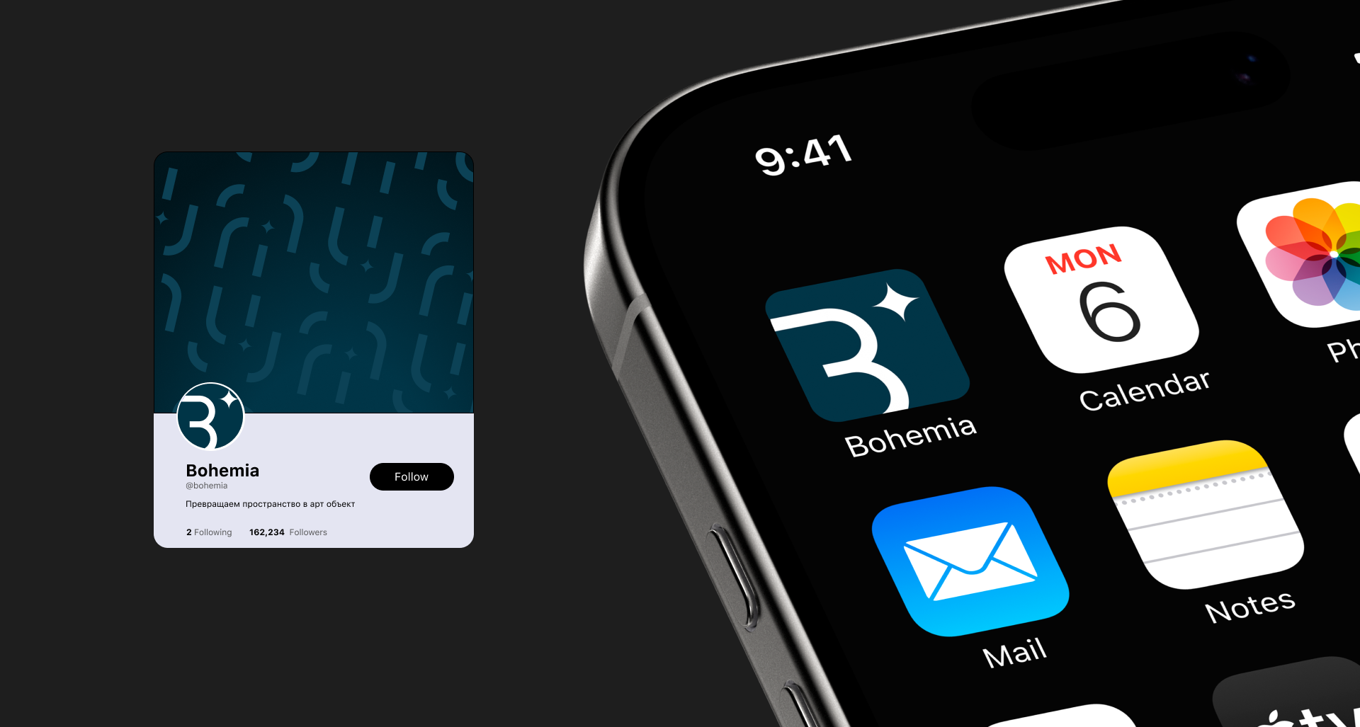 Брендинг компании Bohemia — Изображение №13 — Брендинг на Dprofile