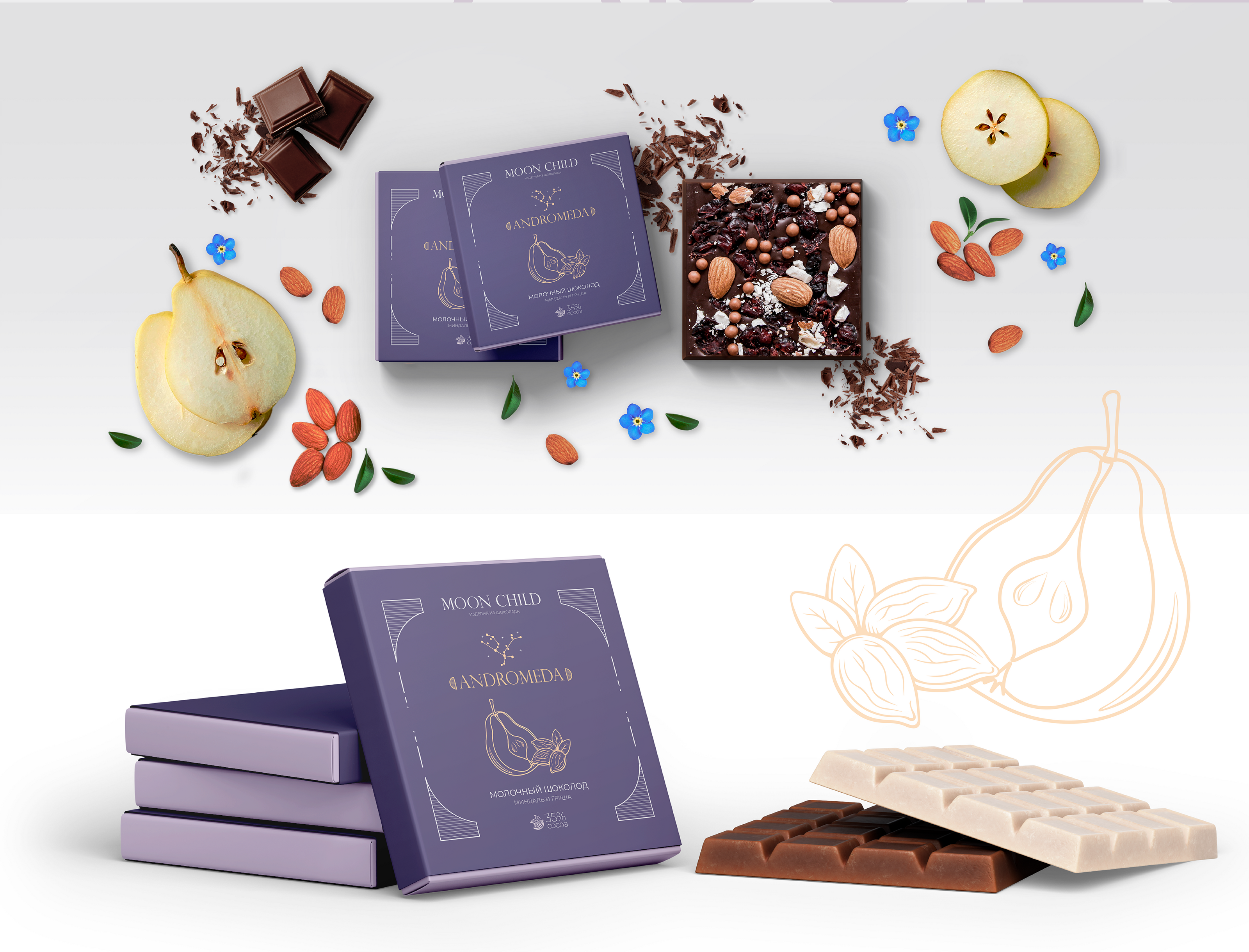Branding development for a chocolate manufacturer — Изображение №5 — Брендинг, Графика на Dprofile