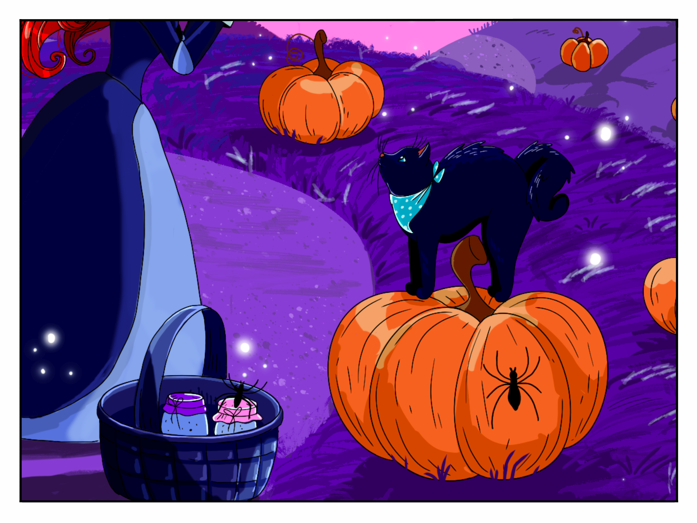 Открытка «Happy Halloween” — Изображение №5 — Иллюстрация на Dprofile
