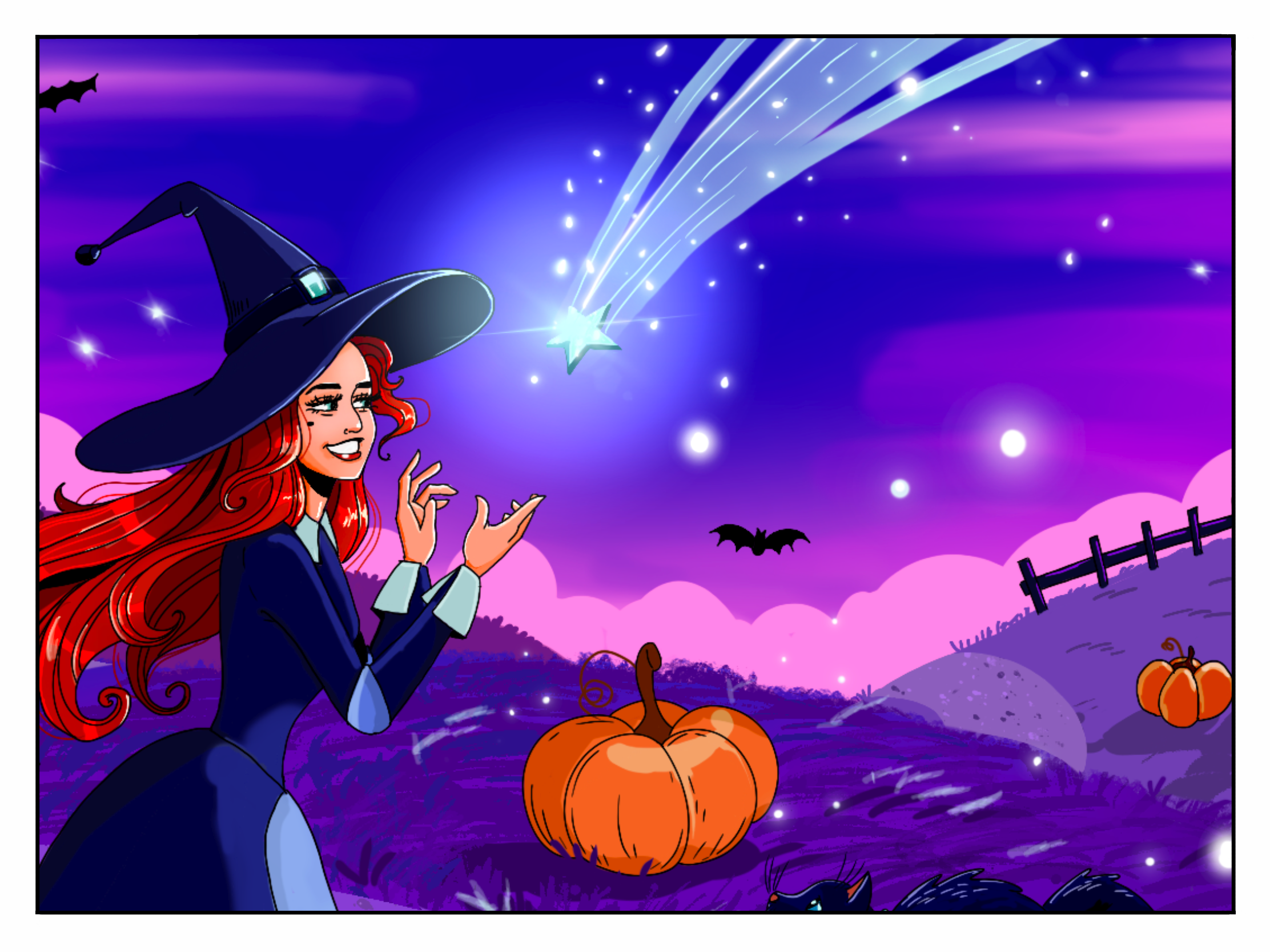 Открытка «Happy Halloween” — Изображение №7 — Иллюстрация на Dprofile