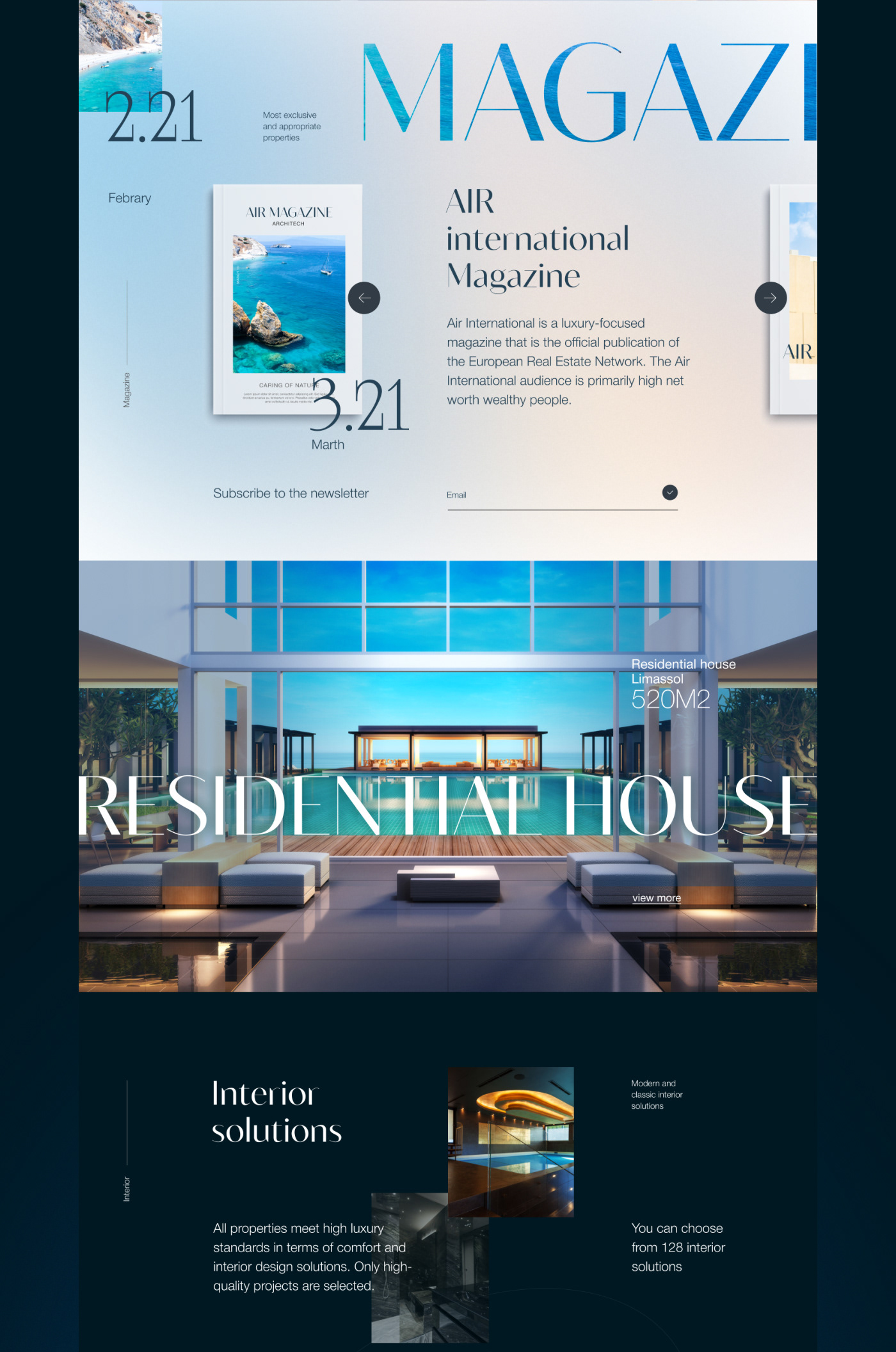 Real Estate Investment Company website Design — Изображение №4 — Интерфейсы на Dprofile