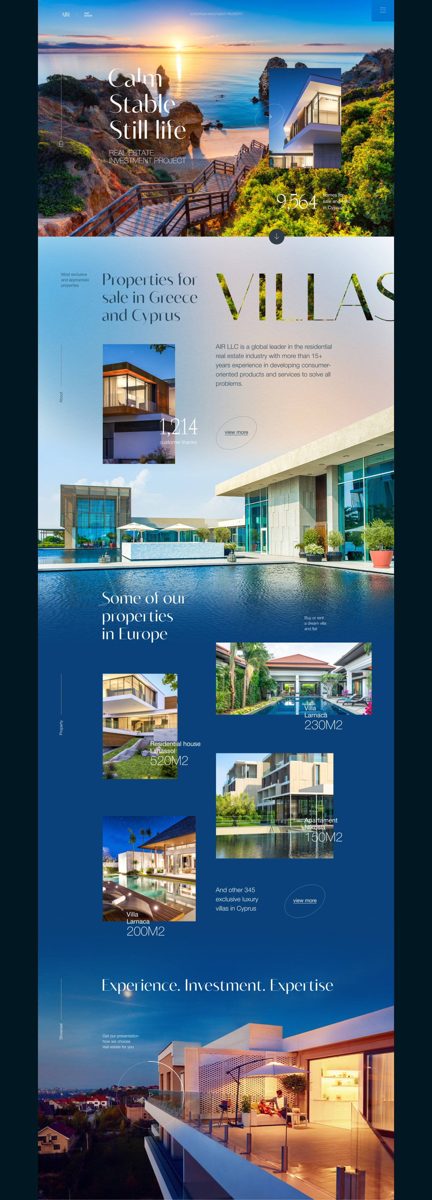 Real Estate Investment Company website Design — Изображение №3 — Интерфейсы на Dprofile