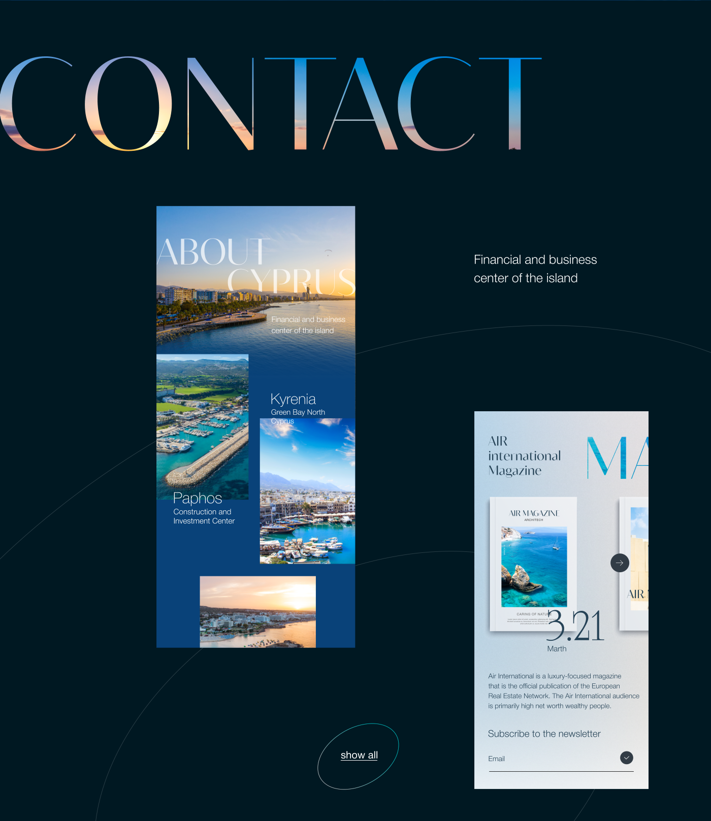 Real Estate Investment Company website Design — Изображение №9 — Интерфейсы на Dprofile
