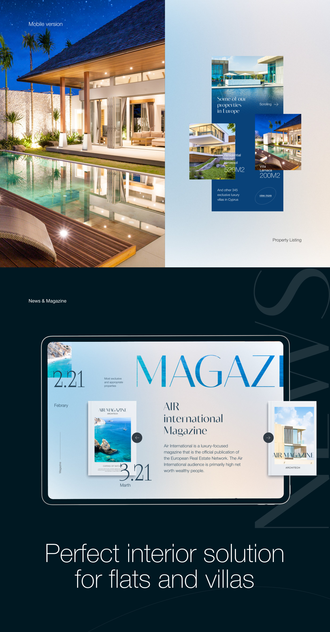 Real Estate Investment Company website Design — Изображение №6 — Интерфейсы на Dprofile