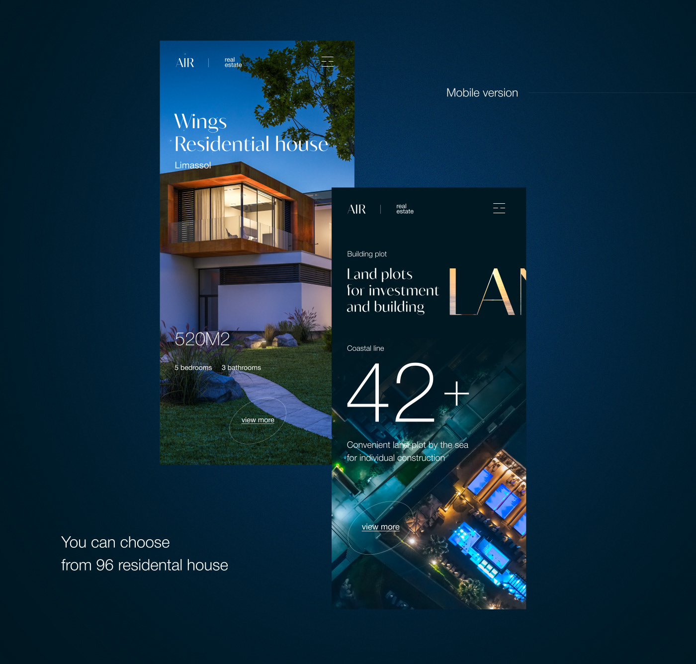 Real Estate Investment Company website Design — Изображение №2 — Интерфейсы на Dprofile