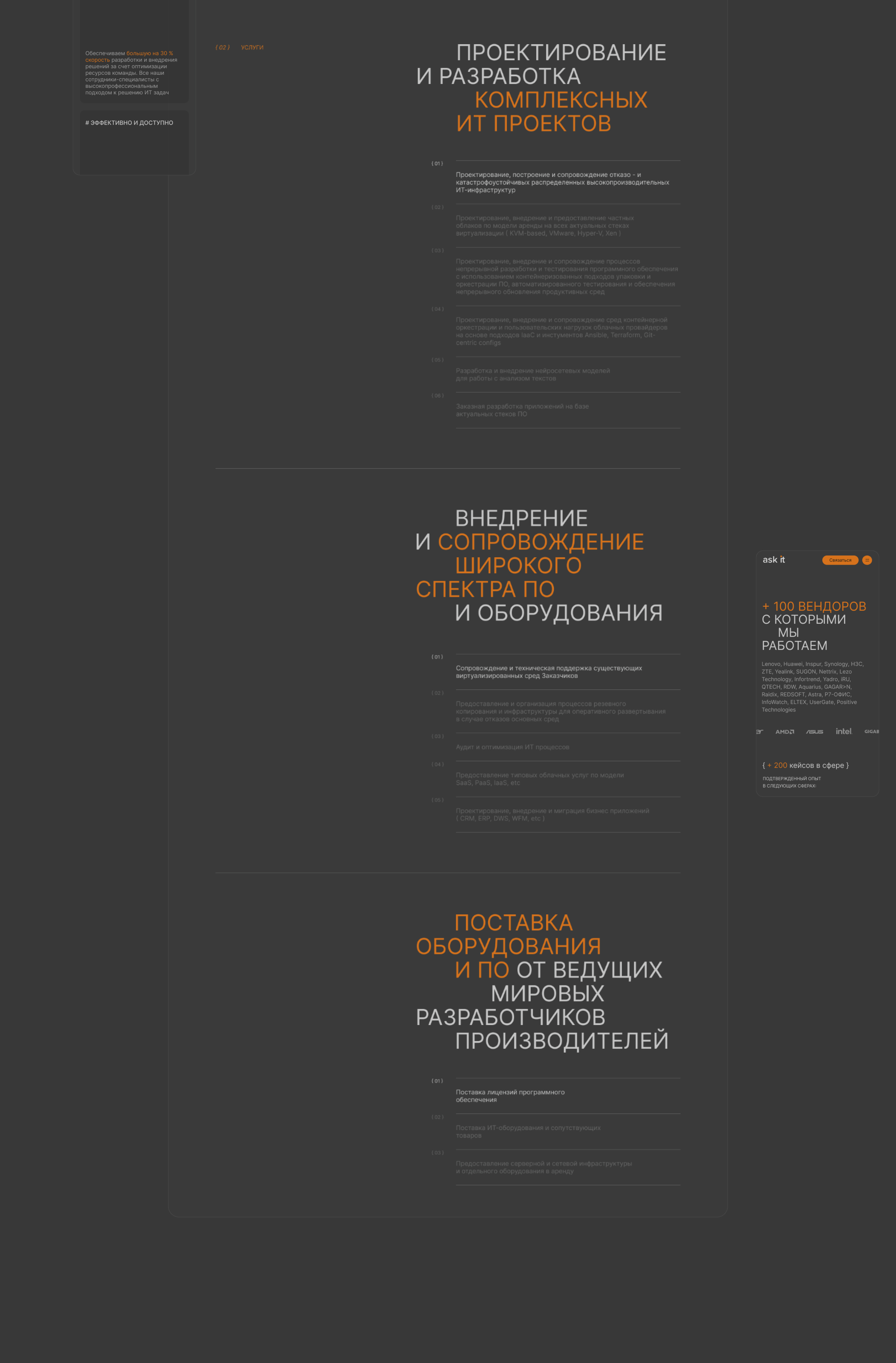 ASK IT | Digital agency — Изображение №4 — Интерфейсы, Брендинг на Dprofile