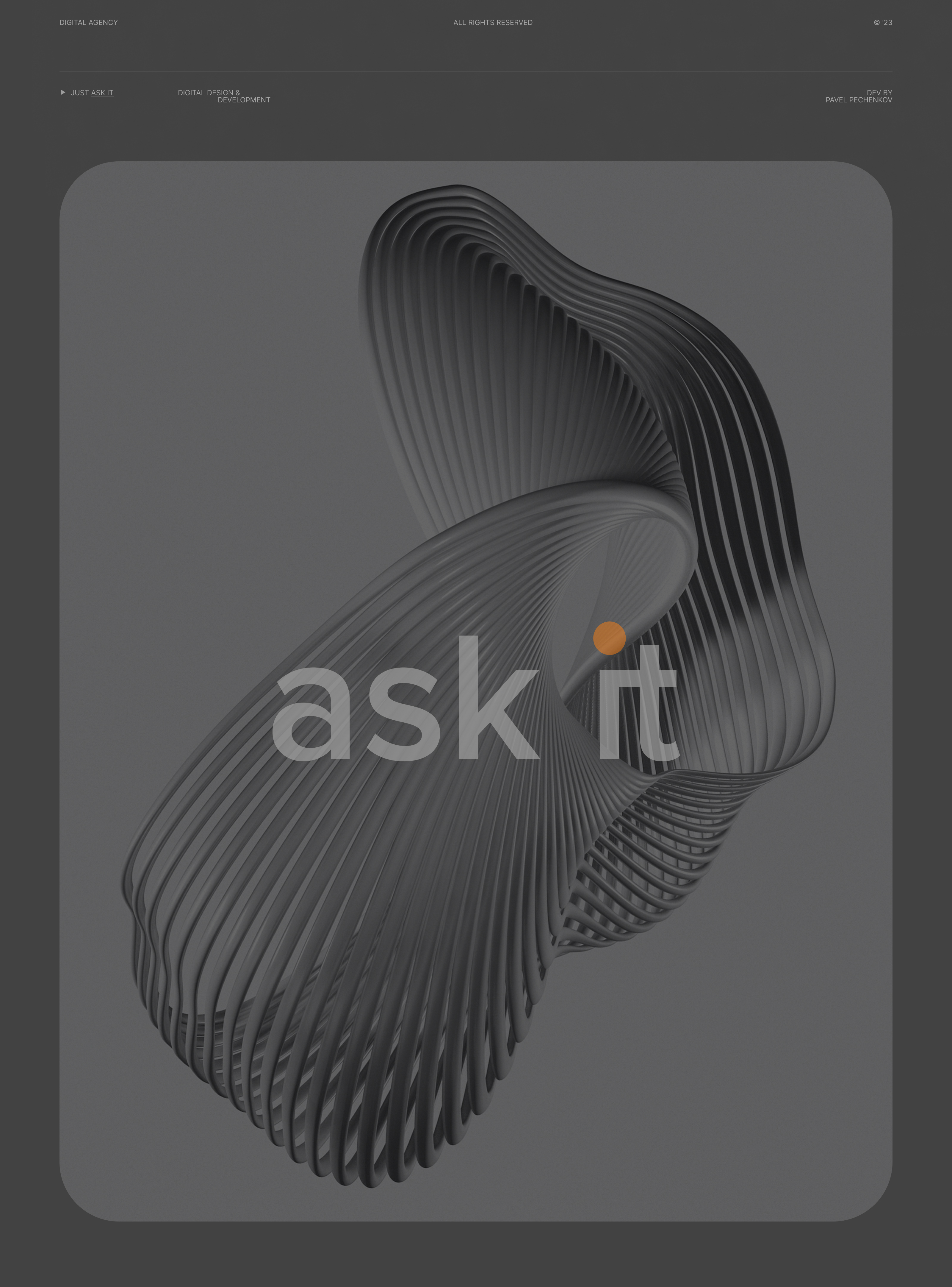 ASK IT | Digital agency — Изображение №1 — Интерфейсы, Брендинг на Dprofile