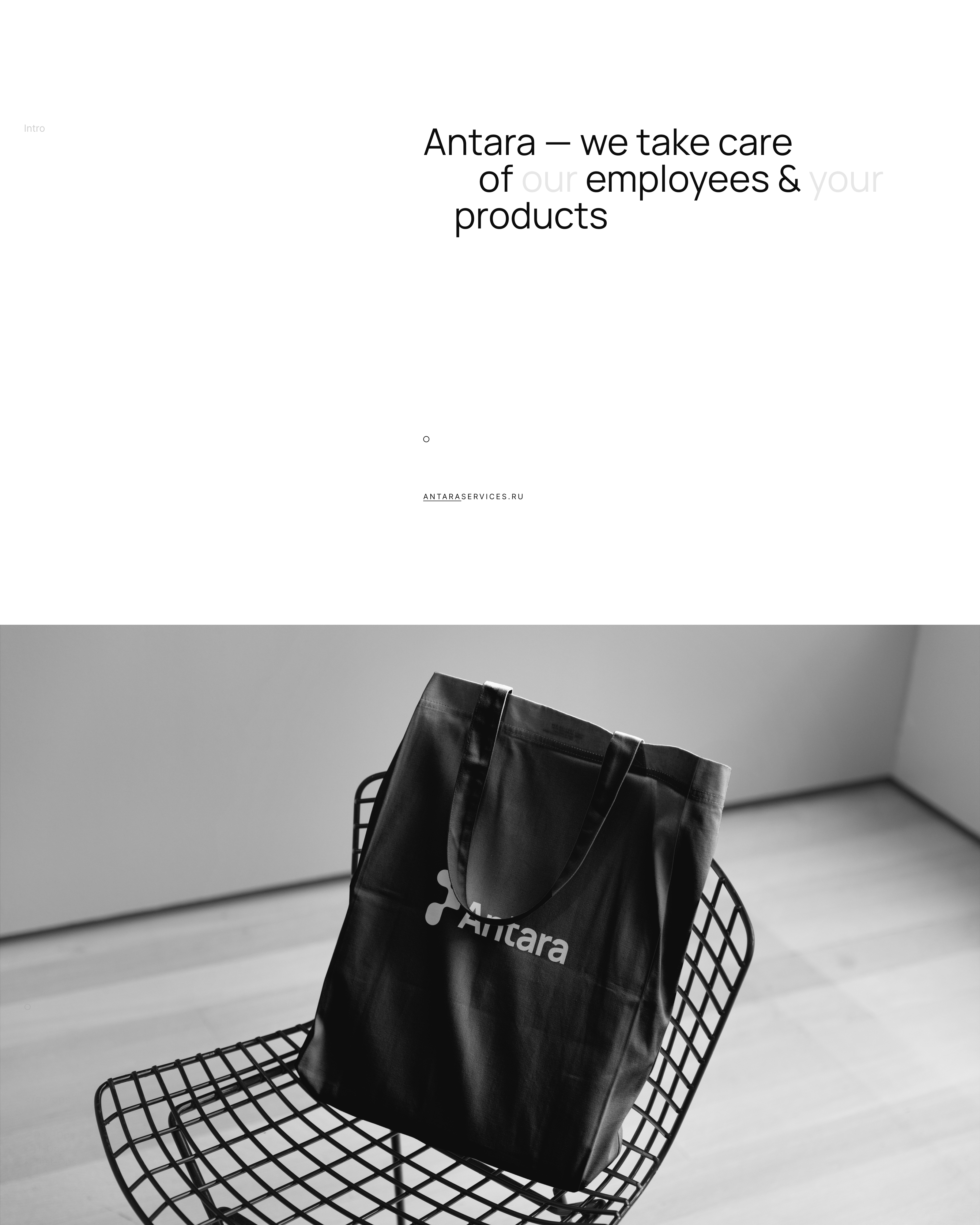 Antara services | Corporate website — Изображение №2 — Интерфейсы, Брендинг на Dprofile