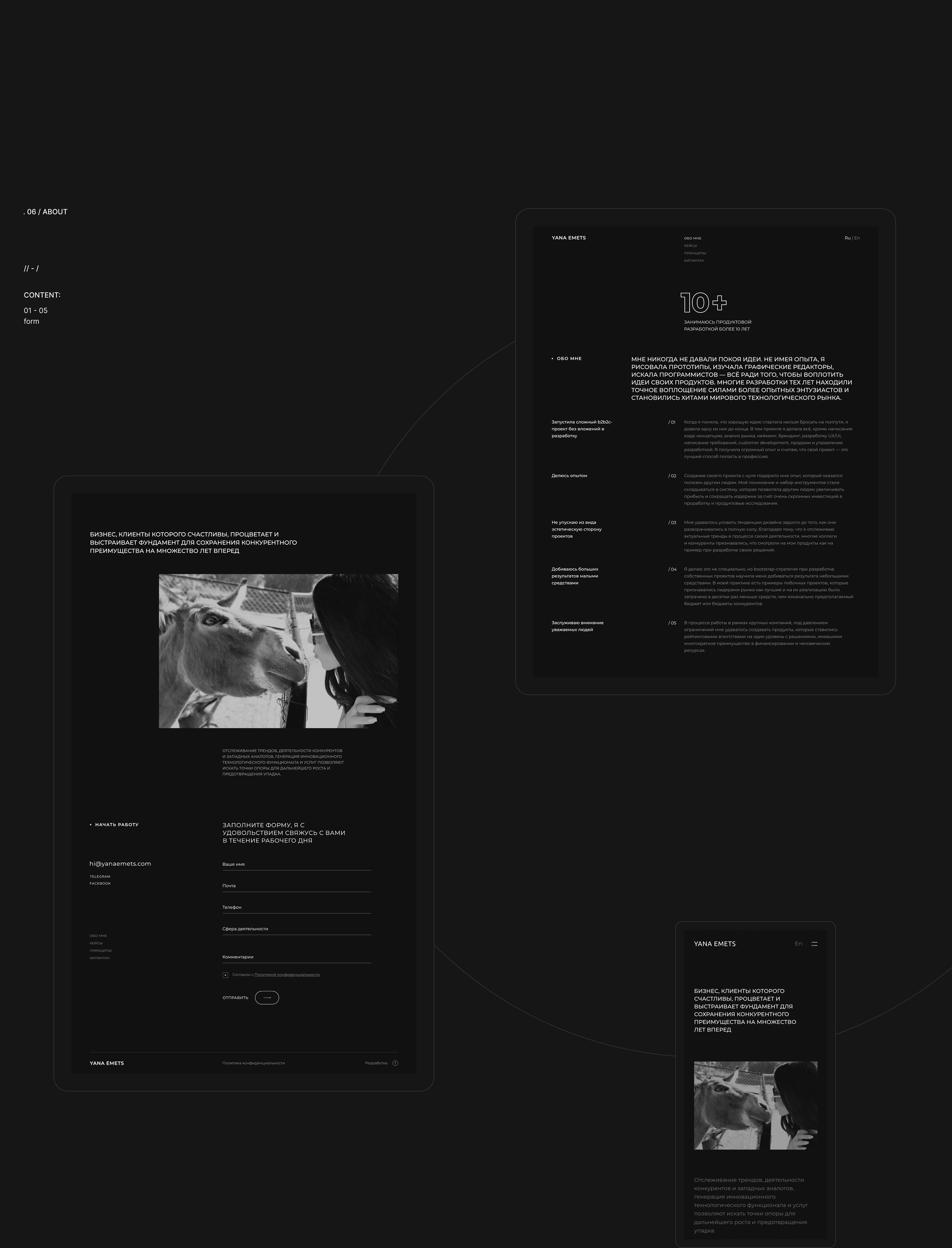 Yana Emets | Portfolio — Изображение №6 — Интерфейсы, Брендинг на Dprofile