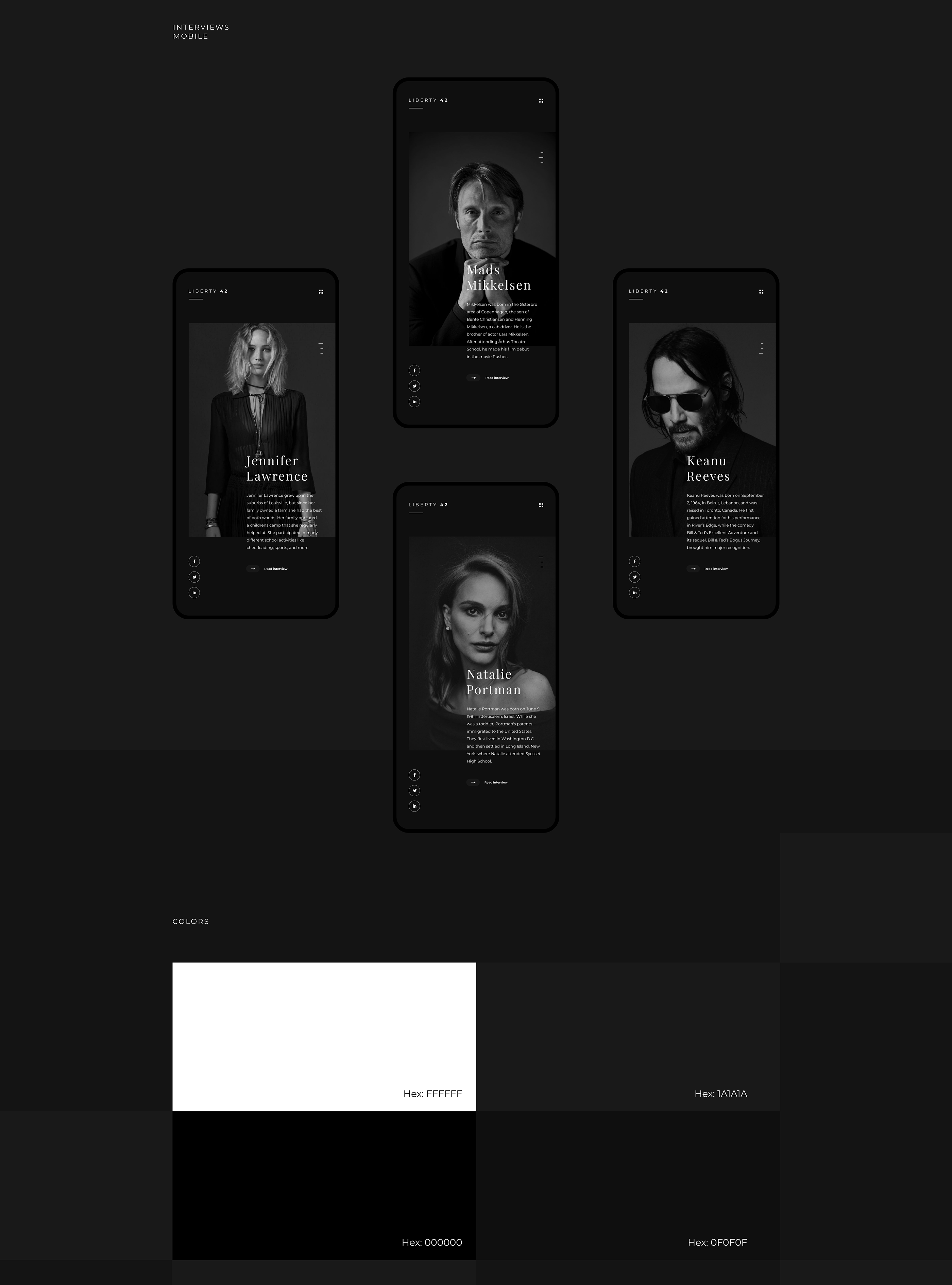 Liberty 42 | Online magazine — Изображение №3 — Интерфейсы, Графика на Dprofile