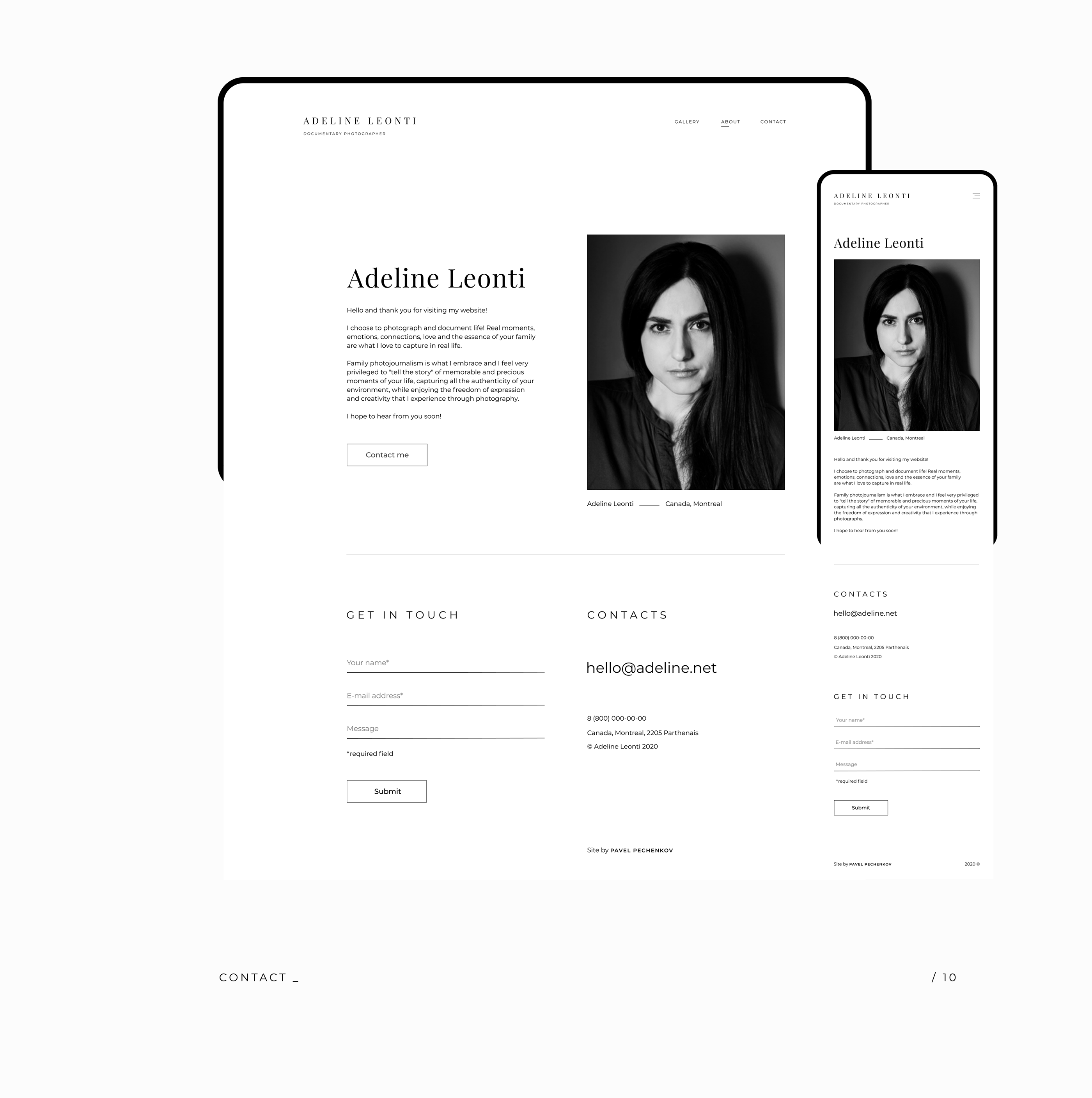 Adeline Leonti | Portfolio — Изображение №11 — Интерфейсы, Брендинг на Dprofile