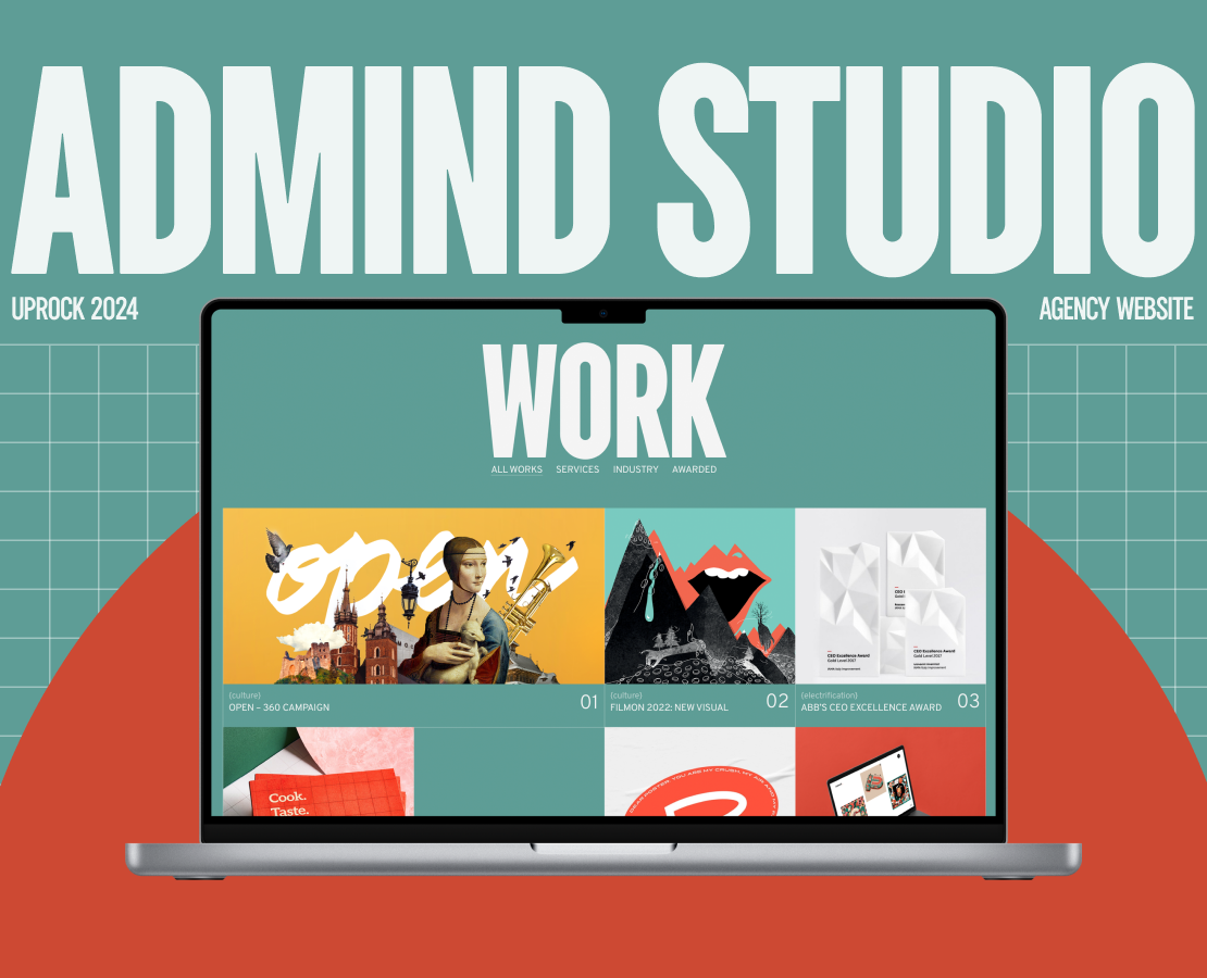 ADMIND STUDIO | Agency Website Redesign — Интерфейсы, Брендинг на Dprofile