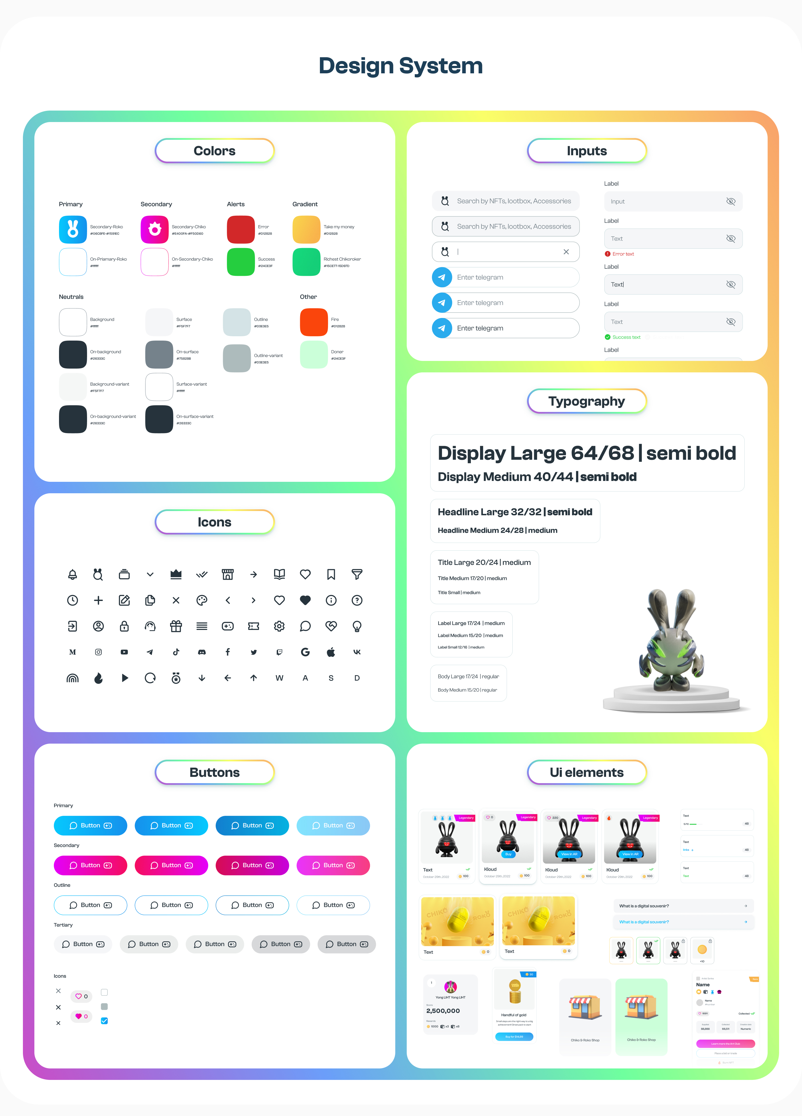 UI/UX design NFTs platform — Изображение №34 — Интерфейсы, Анимация на Dprofile