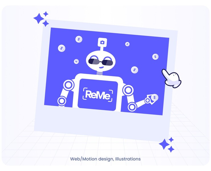 Platform ReMe for AR Photo | UI UX design — Интерфейсы, Иллюстрация на Dprofile