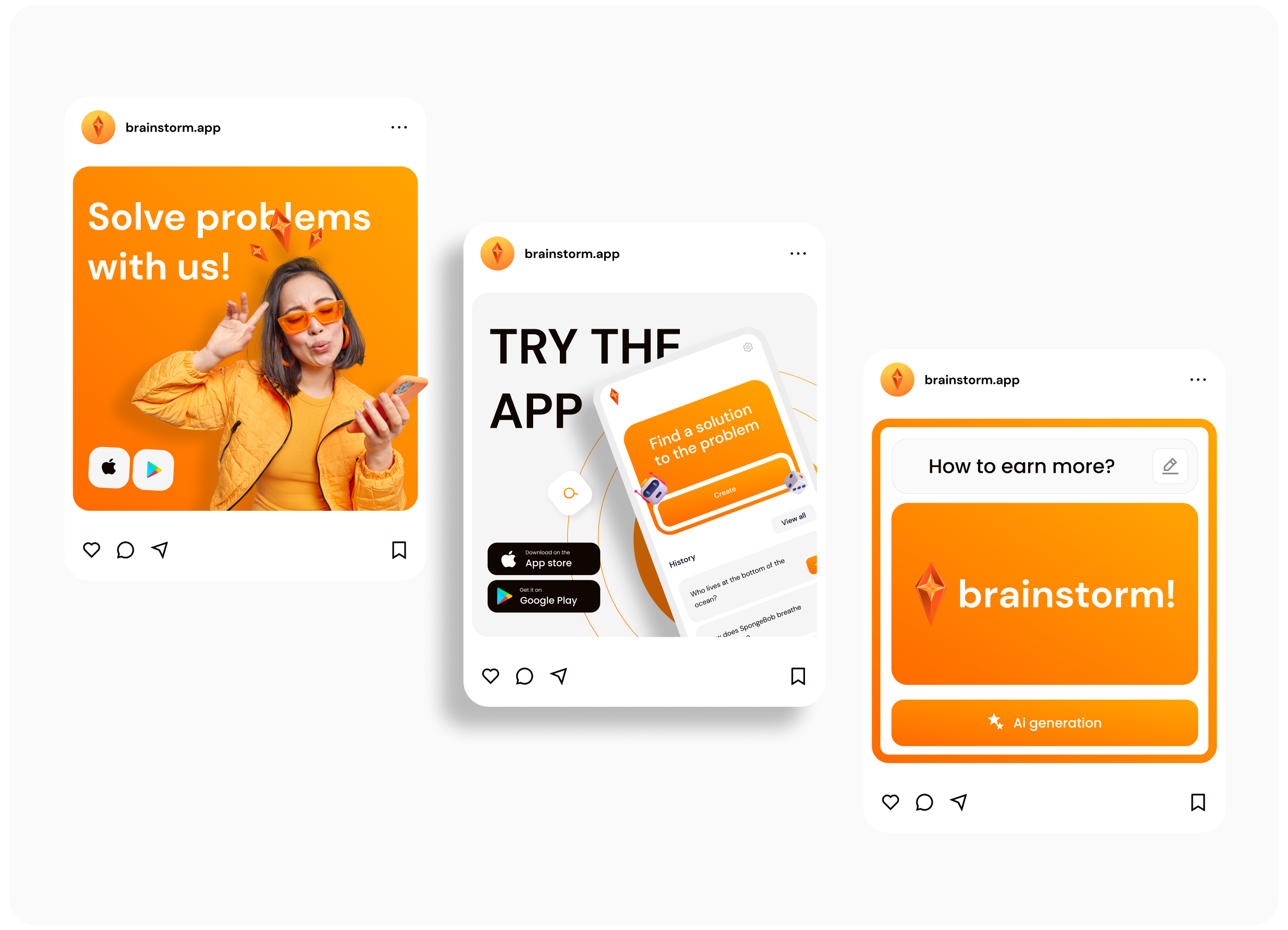 Brainstorm | Branding — Изображение №7 — Интерфейсы, Брендинг на Dprofile