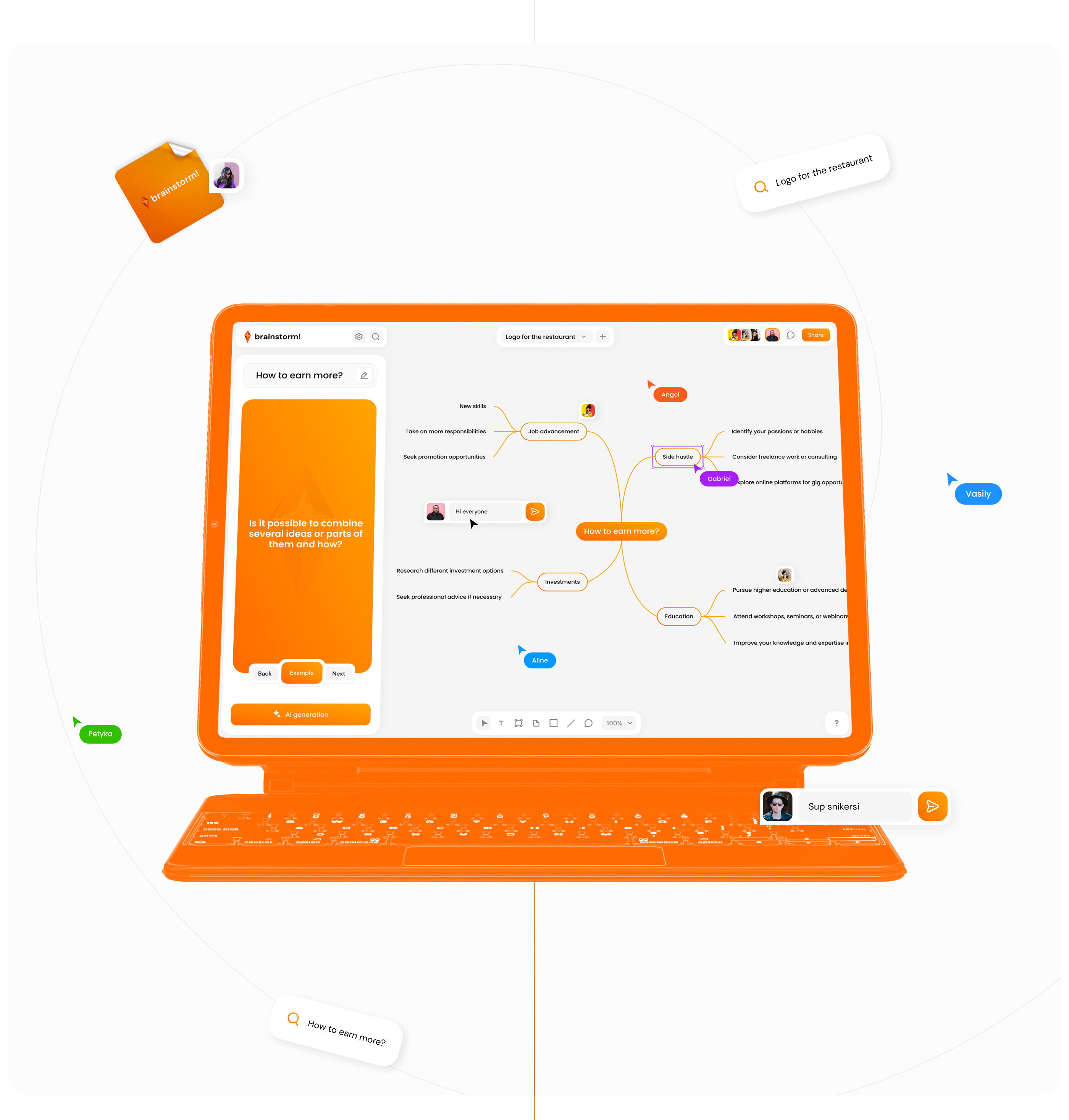 Brainstorm | Branding — Изображение №19 — Интерфейсы, Брендинг на Dprofile