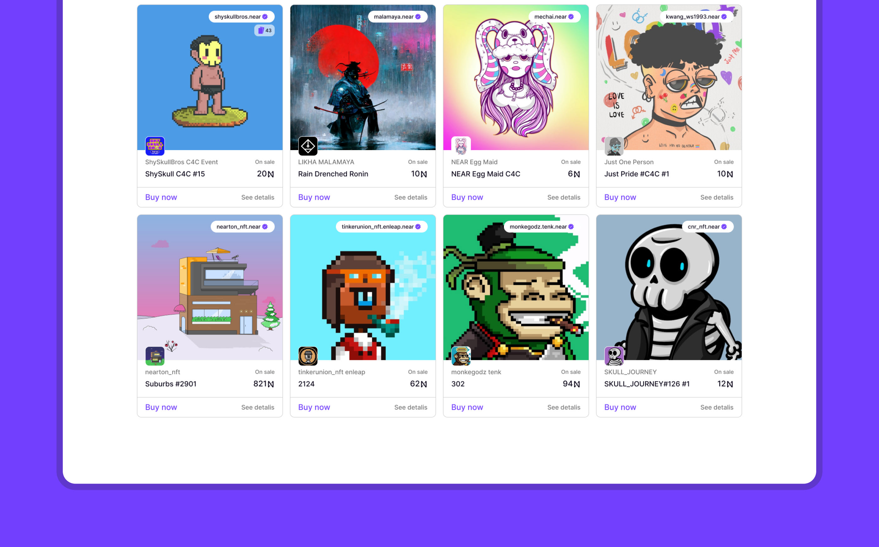 Paras—NFT Marketplace — Изображение №11 — Интерфейсы, Анимация на Dprofile