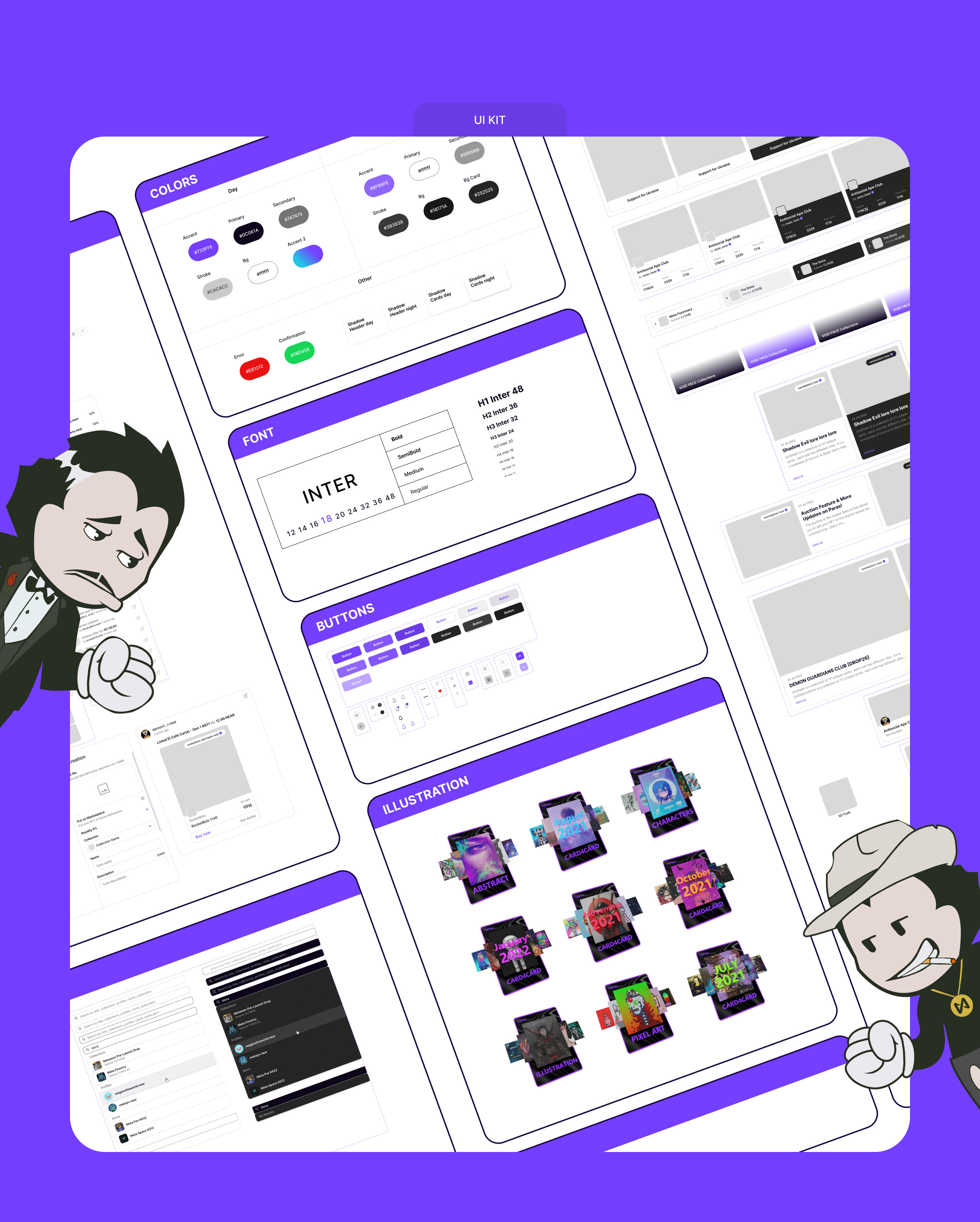 Paras—NFT Marketplace — Изображение №3 — Интерфейсы, Анимация на Dprofile