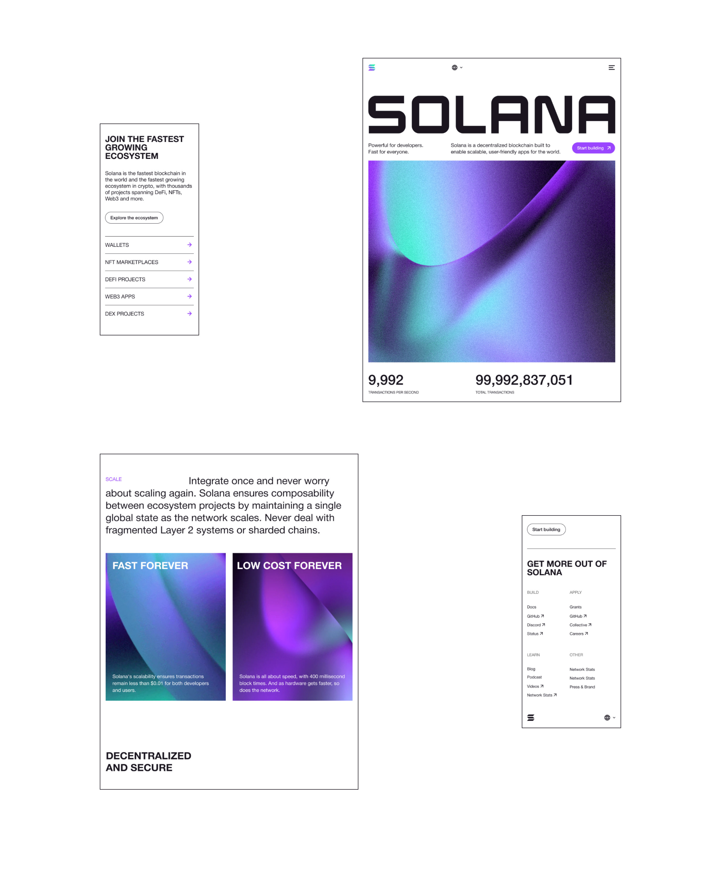 Blockchain Solana — Изображение №5 — Интерфейсы, Анимация на Dprofile