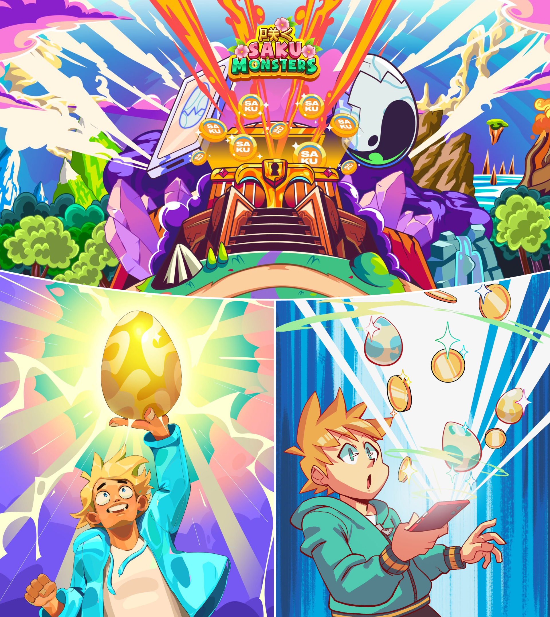 Content for Saku Monsters / Pt. 1 — Изображение №1 — Иллюстрация на Dprofile