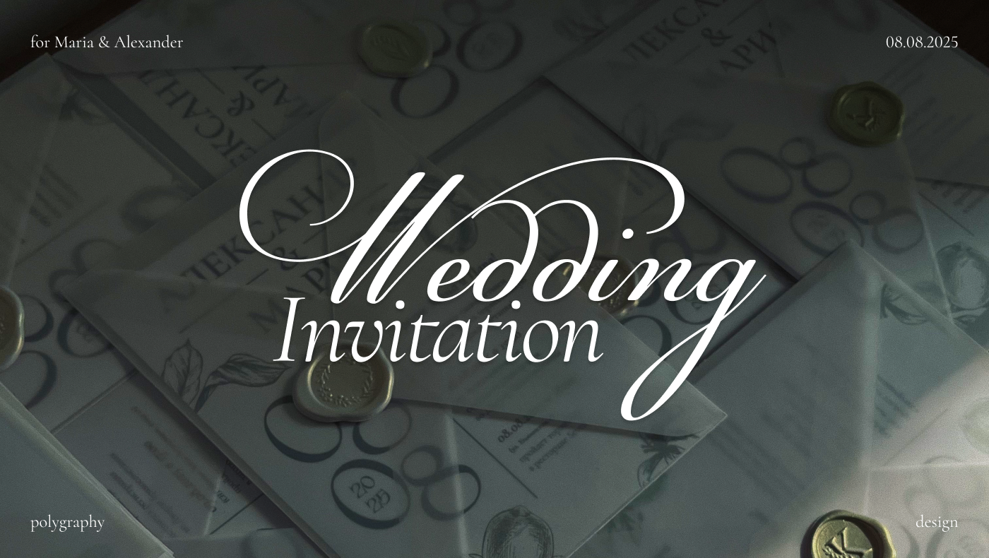 Wedding Invitation / Свадебное приглашение — Изображение №1 — Графика на Dprofile