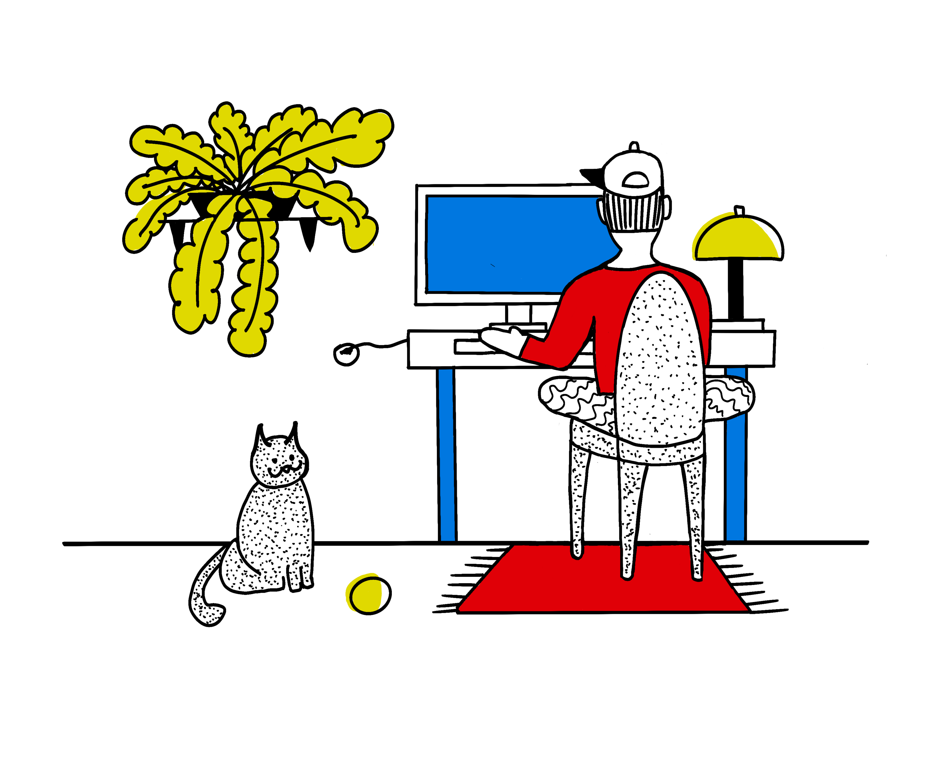 (ПРОДАЕТСЯ) Парень за компьютером на Dprofile