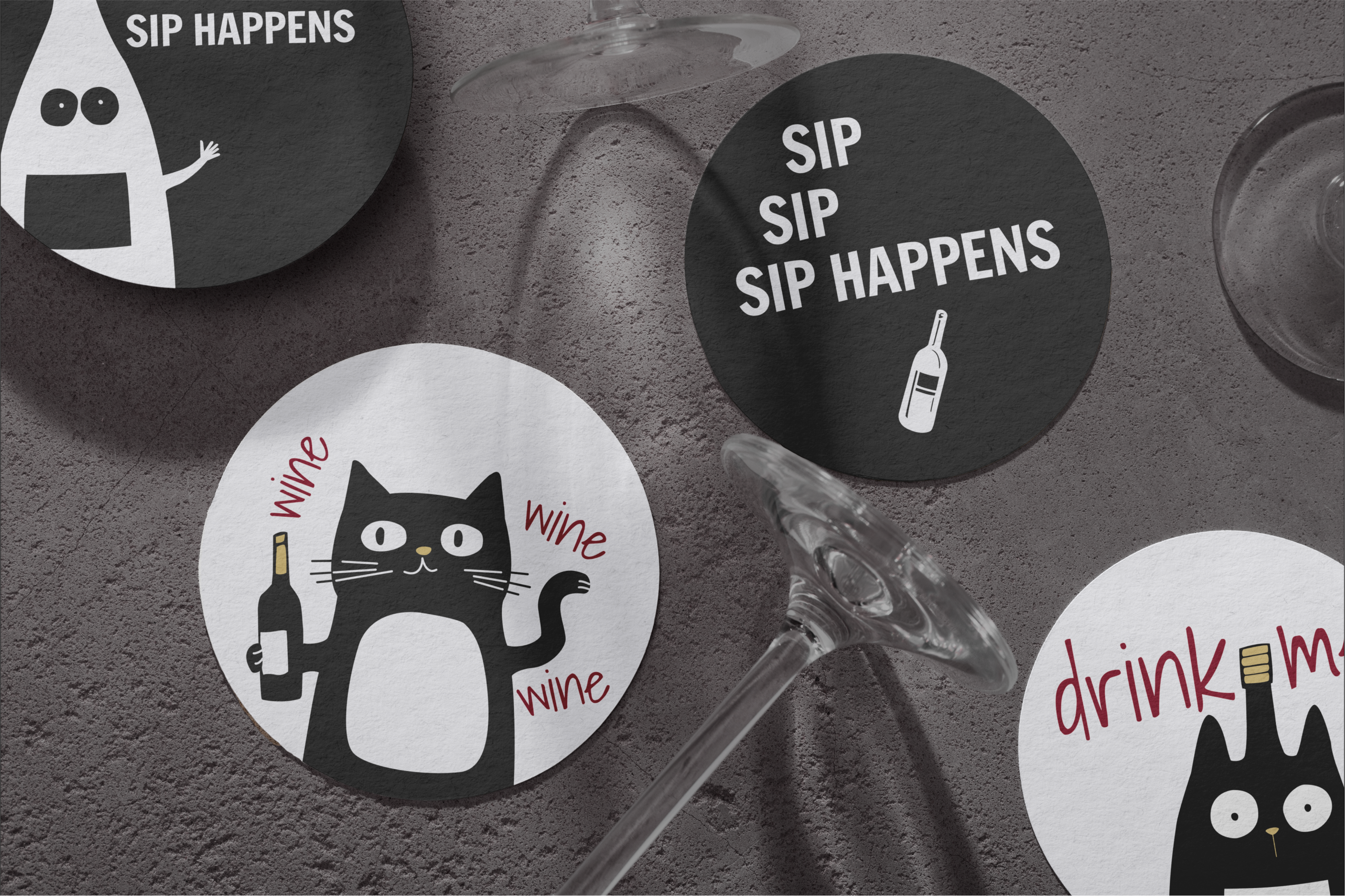 SIP HAPPENS — Изображение №5 — Брендинг на Dprofile