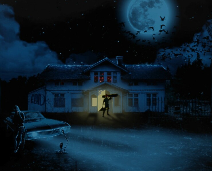 full moon — Графика на Dprofile