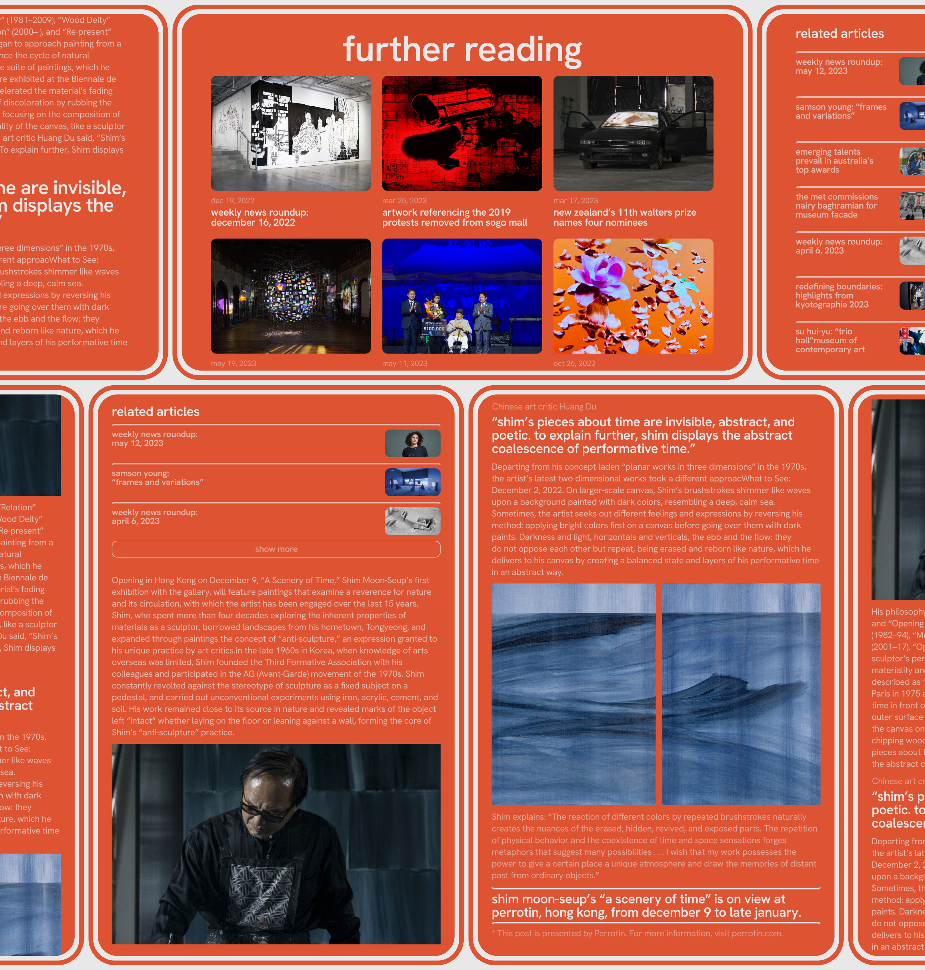 ArtAsiaPacific | News website redesign — Изображение №10 — Интерфейсы, Графика на Dprofile