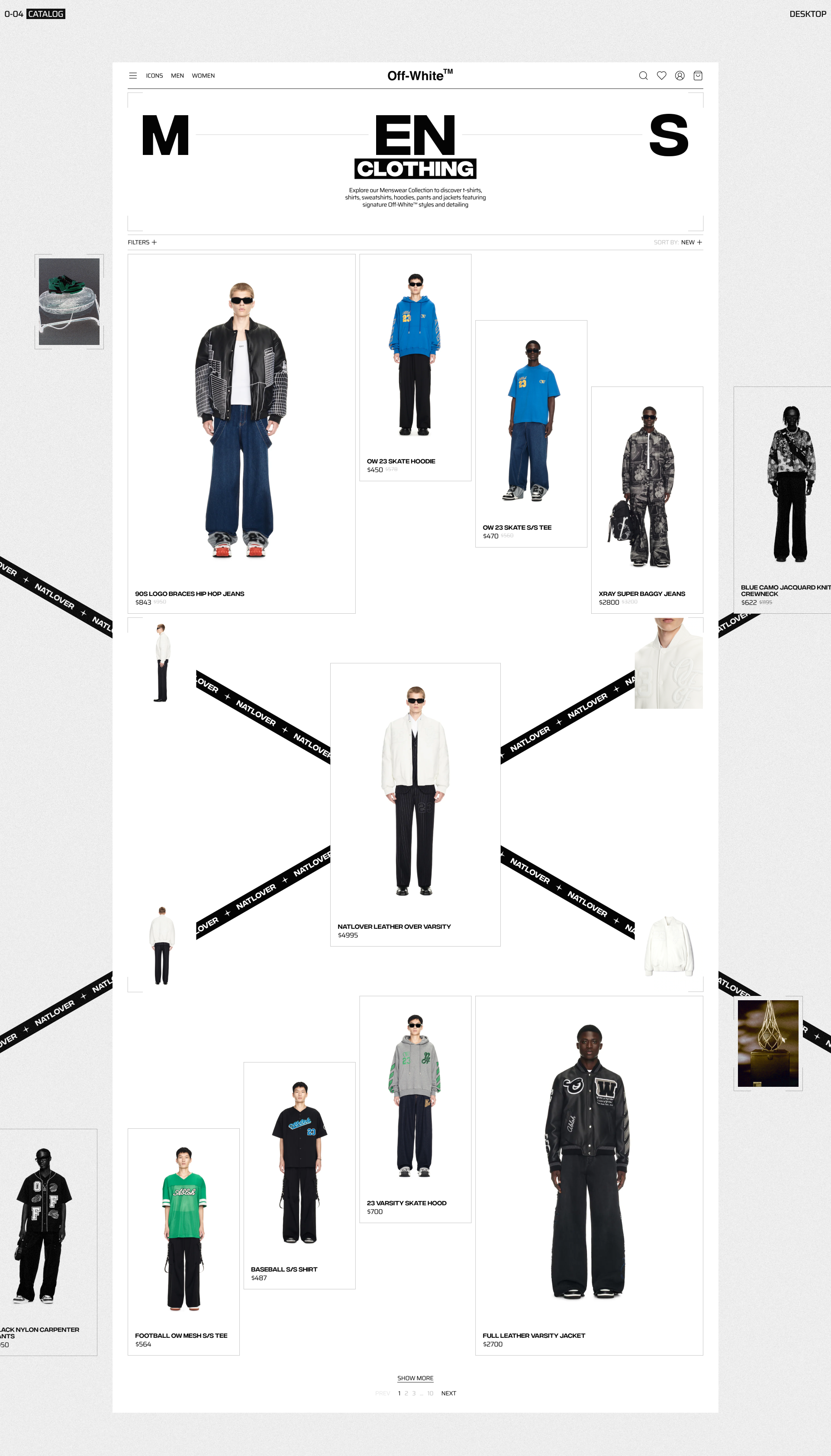 Off-White [Re-design Concept] — Изображение №5 — Интерфейсы, Брендинг на Dprofile