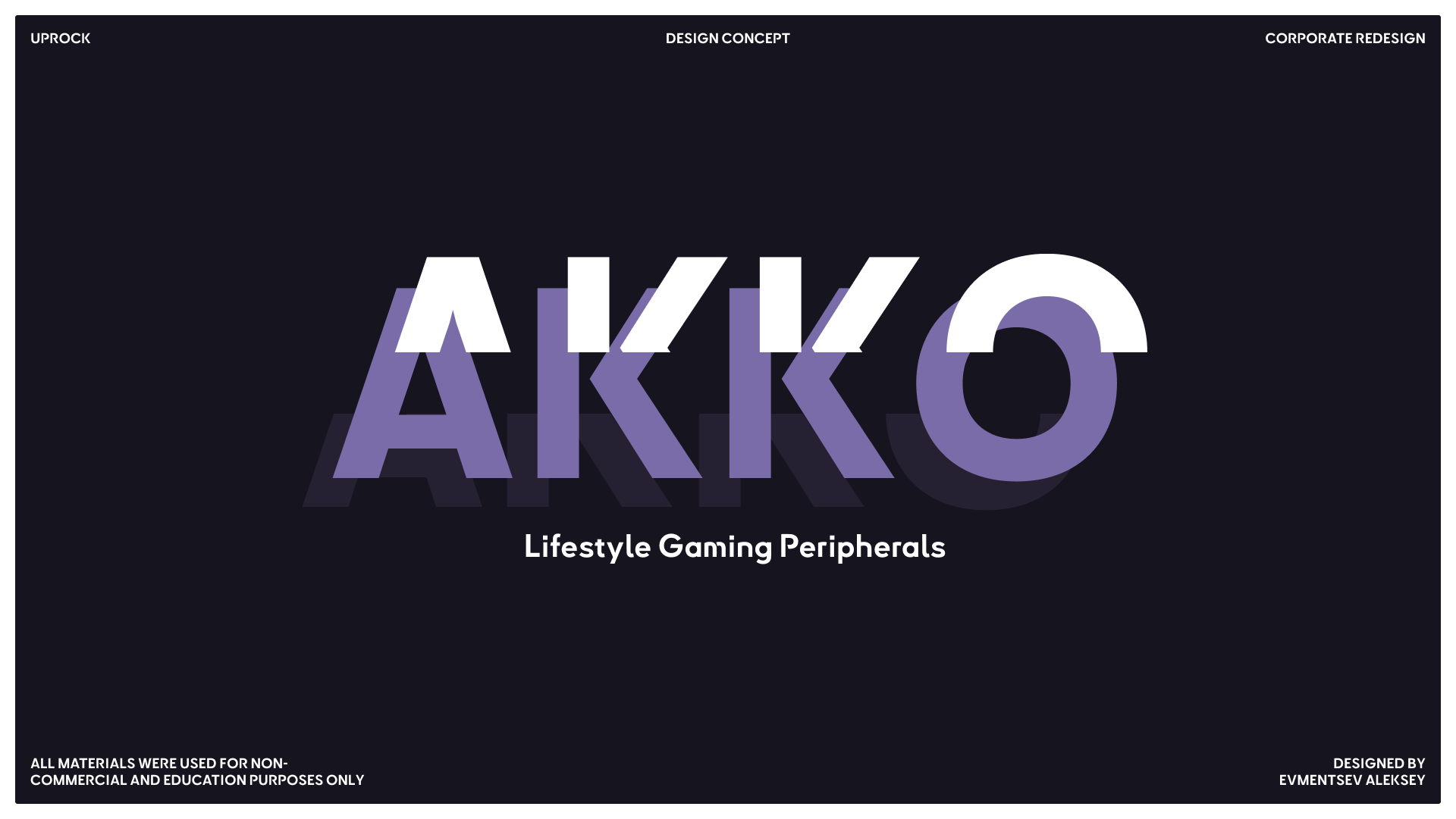 AKKO [Re-design Concept] — Изображение №1 — Интерфейсы, Анимация на Dprofile