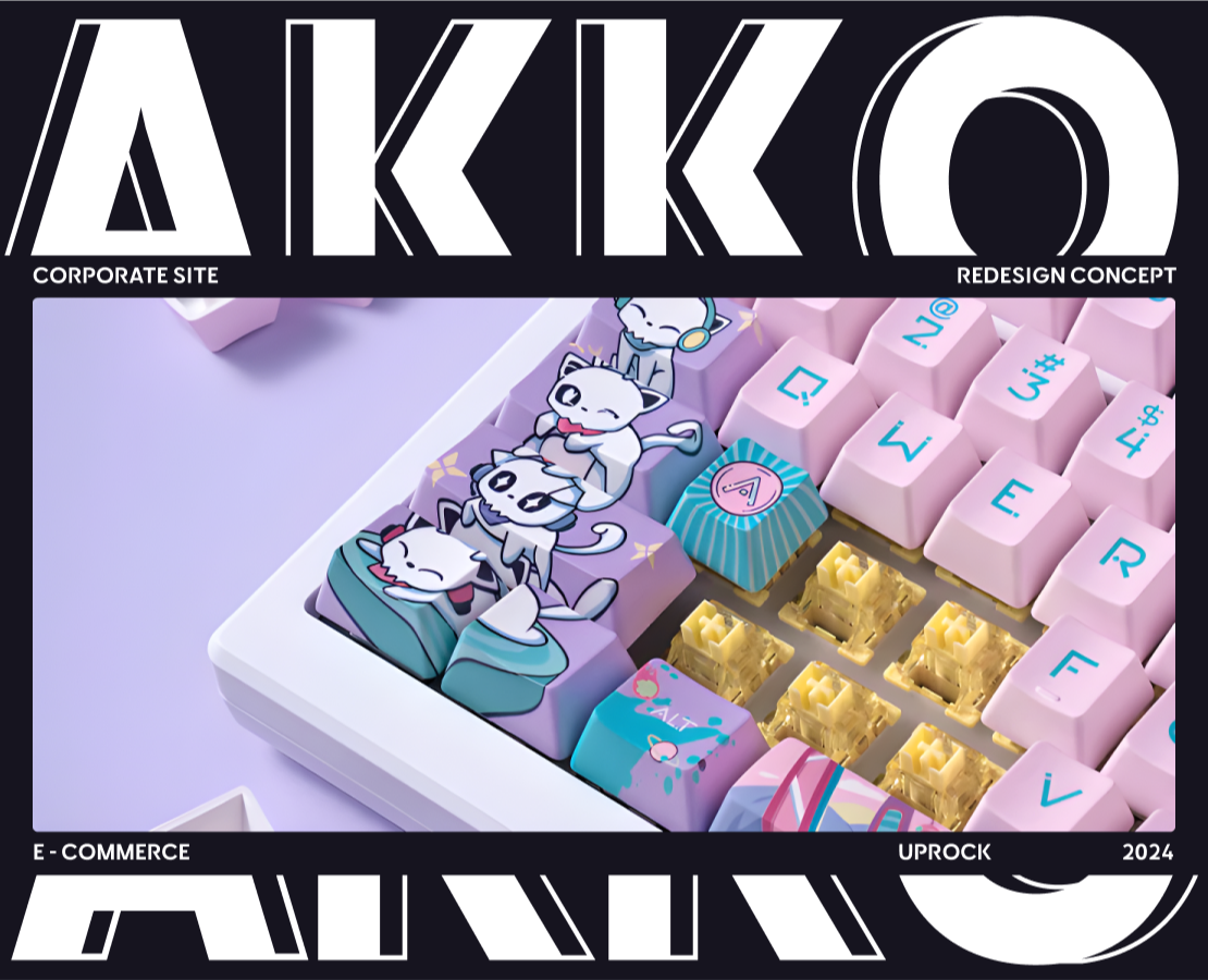 AKKO [Re-design Concept] — Интерфейсы, Анимация на Dprofile