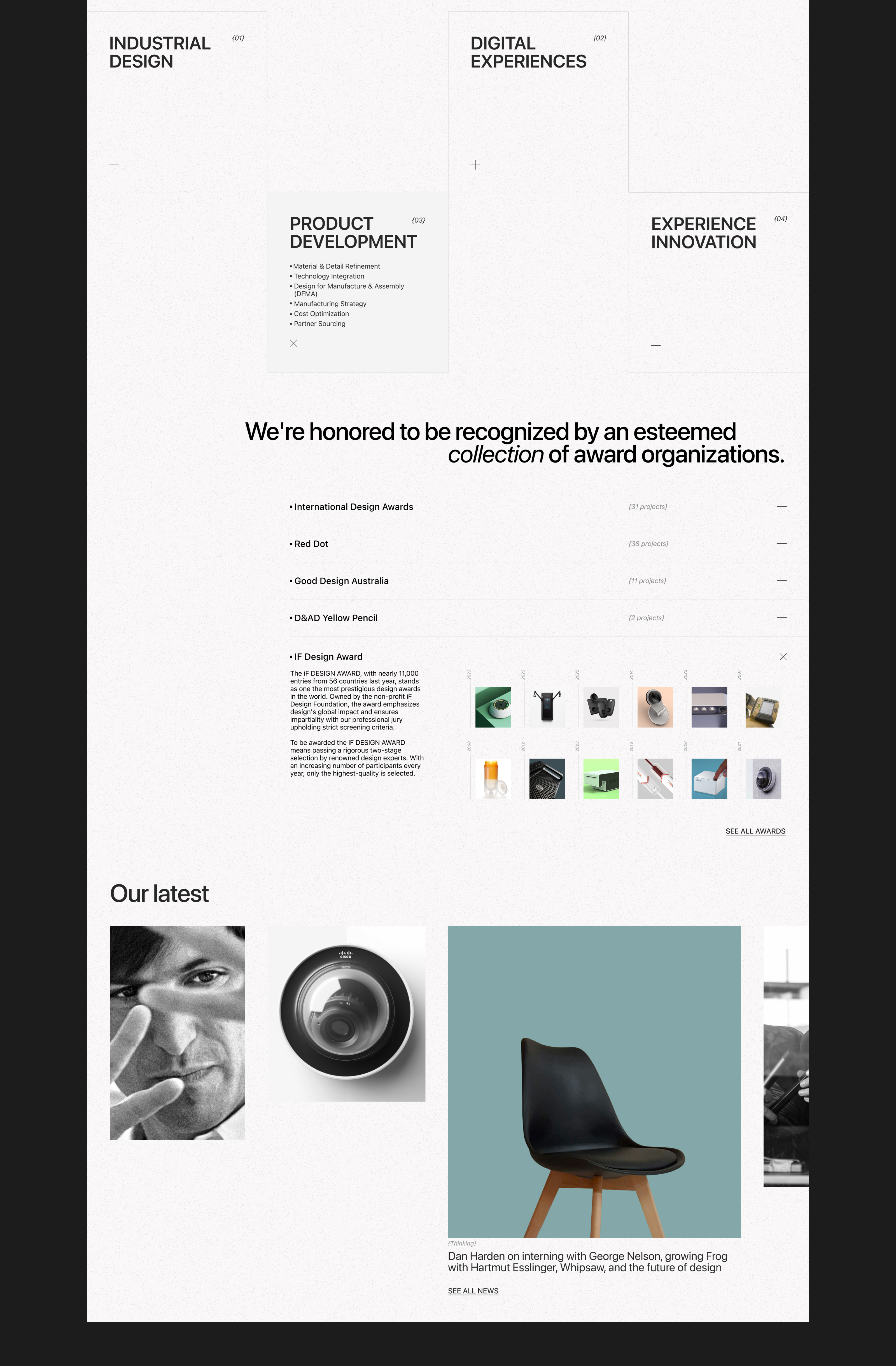 WHIPSAW | Corporate Website |UX/UI — Изображение №3 — Интерфейсы на Dprofile