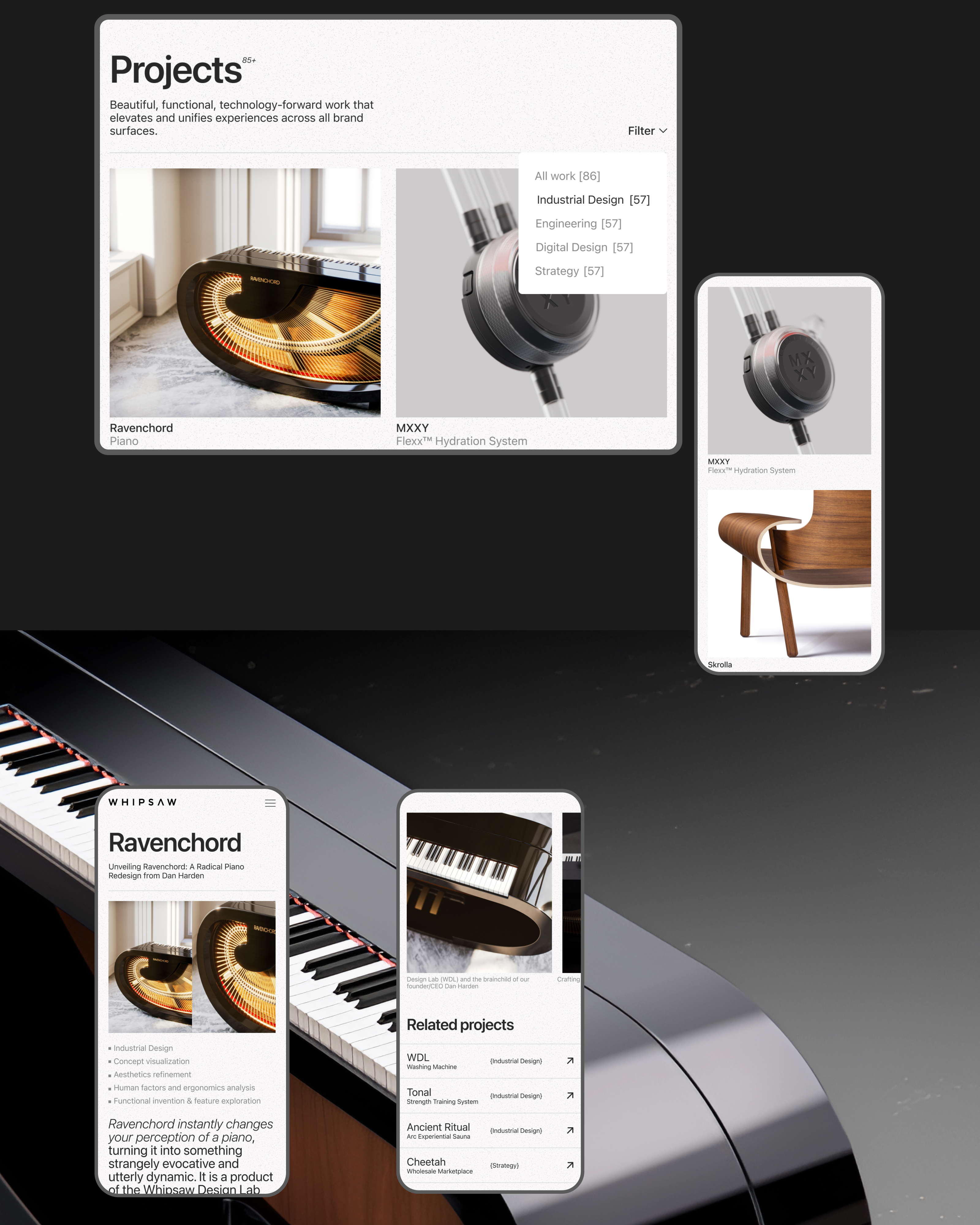 WHIPSAW | Corporate Website |UX/UI — Изображение №7 — Интерфейсы на Dprofile