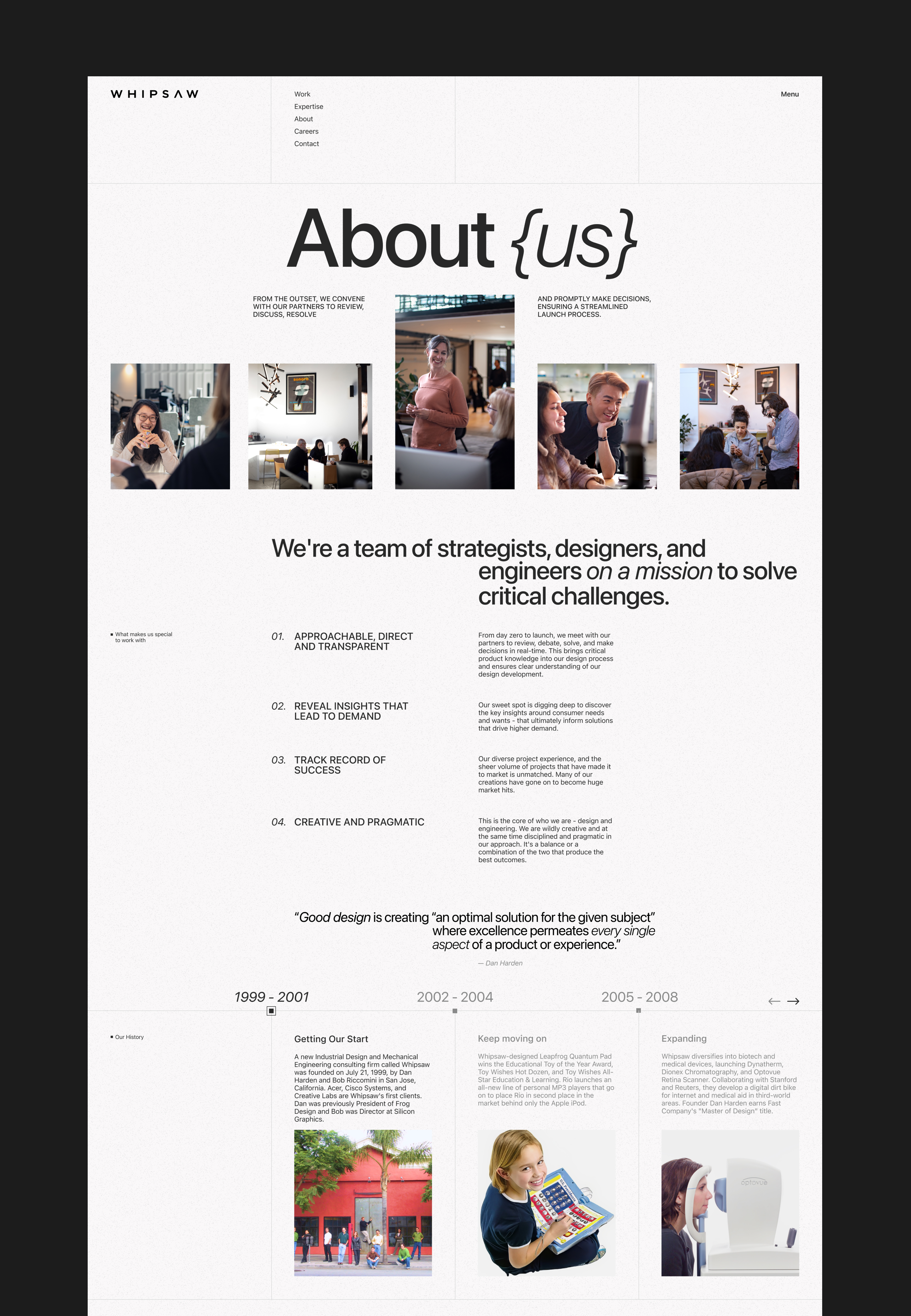 WHIPSAW | Corporate Website |UX/UI — Изображение №12 — Интерфейсы на Dprofile