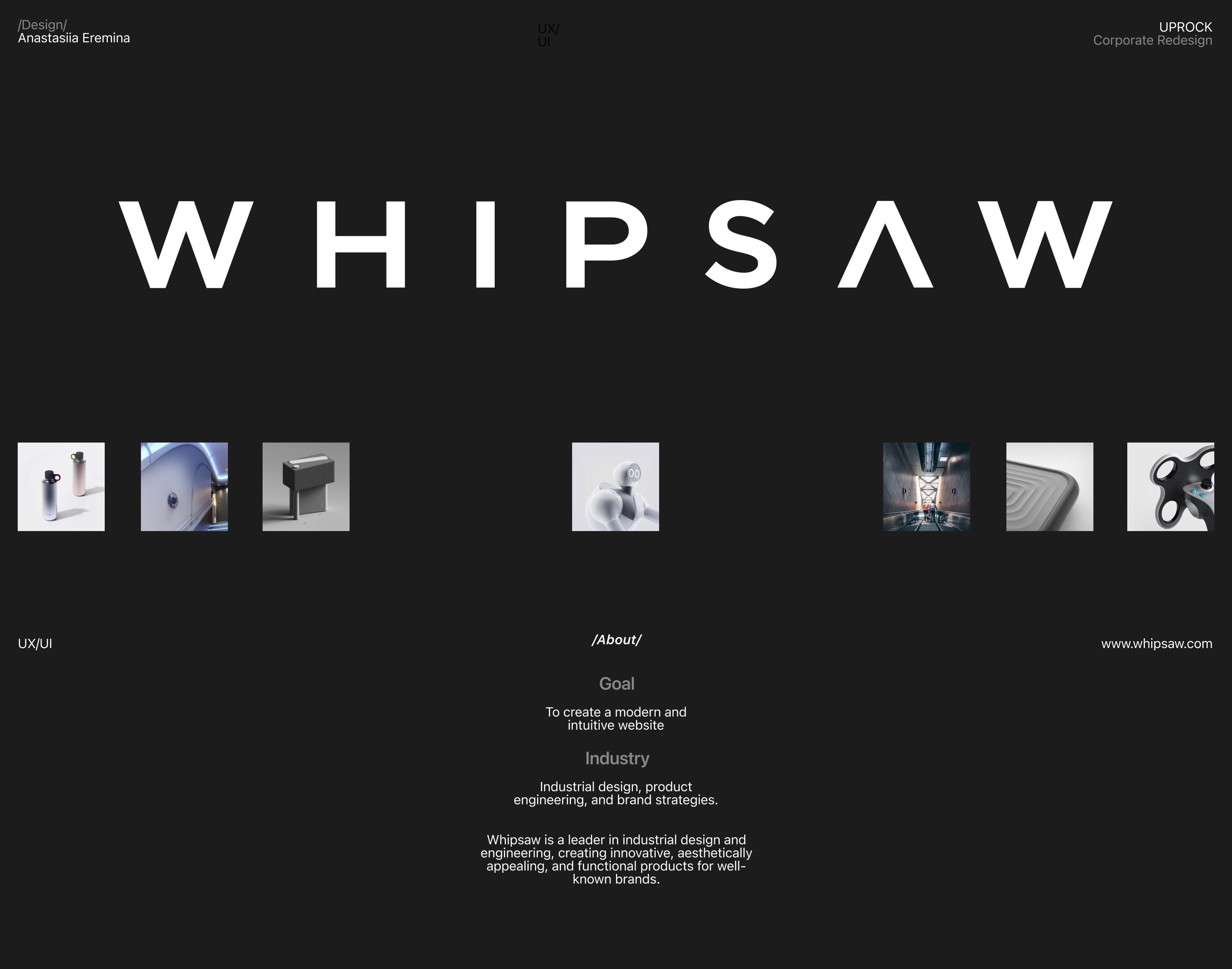 WHIPSAW | Corporate Website |UX/UI — Изображение №1 — Интерфейсы на Dprofile