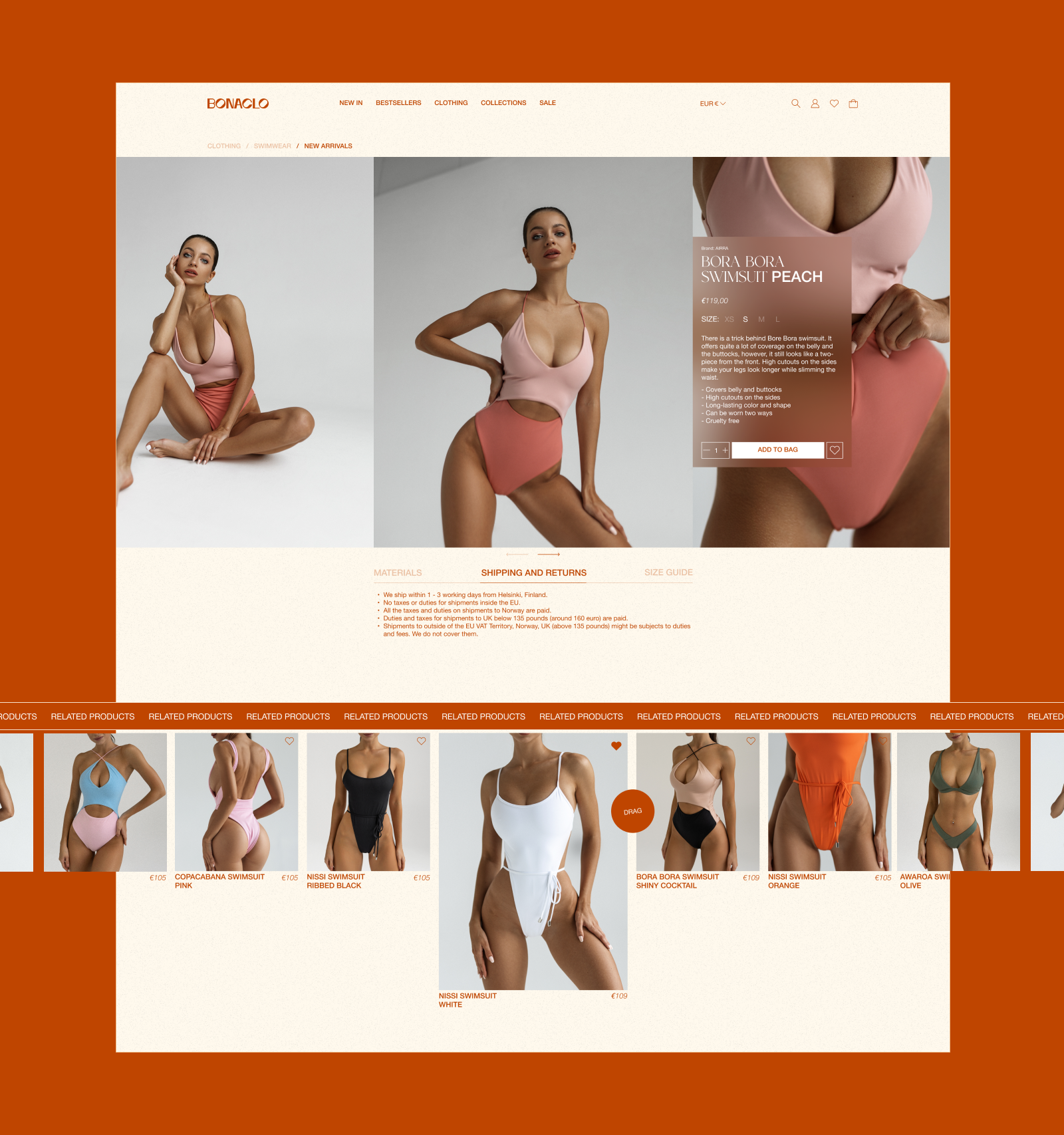 BonaClo | E-commerce — Изображение №6 — Интерфейсы на Dprofile