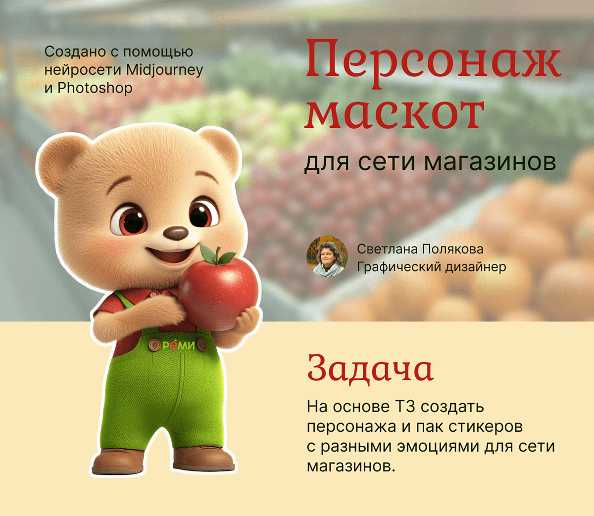 Персонаж маскот для сети магазинов — Изображение №1 — Брендинг, Иллюстрация на Dprofile