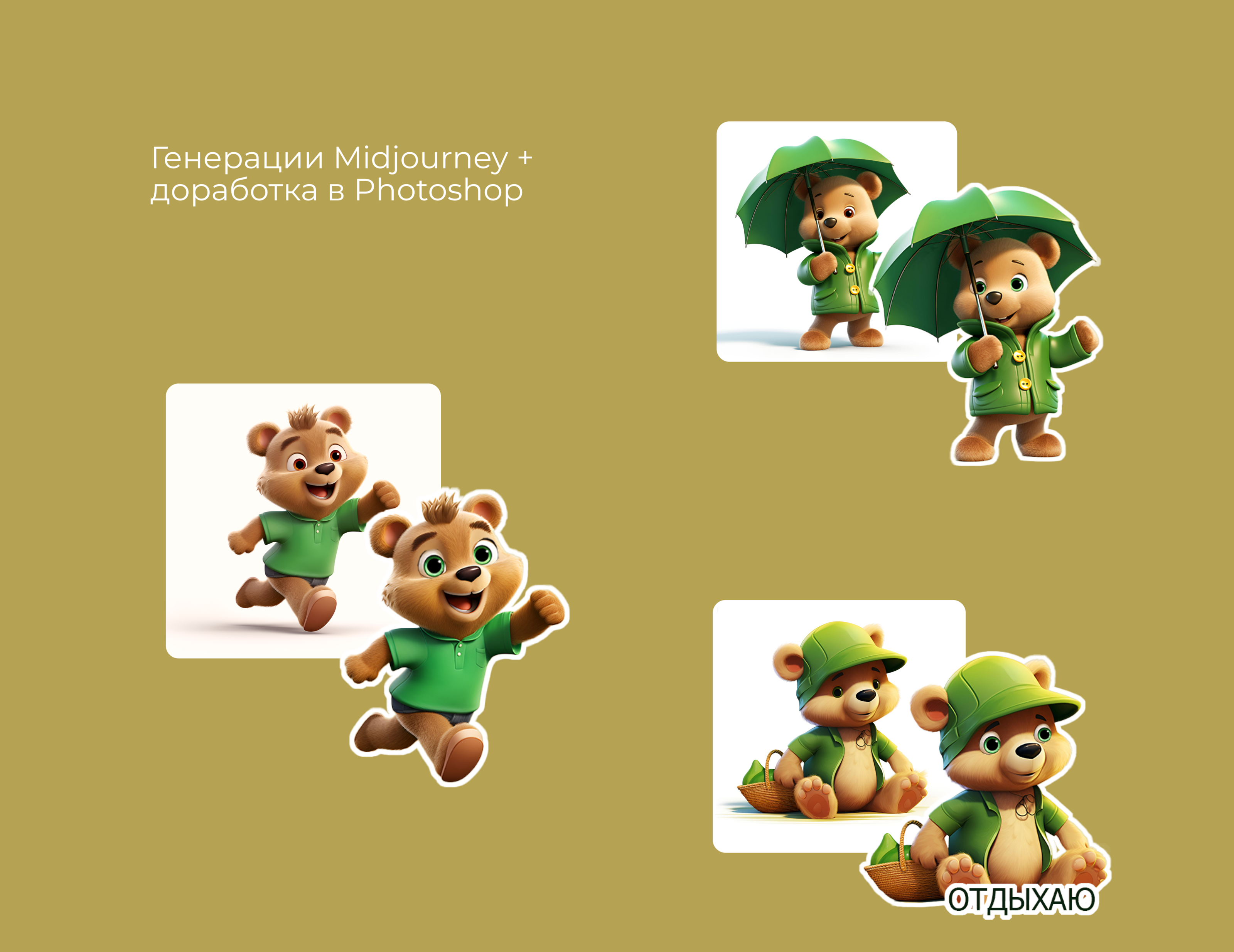 Персонаж-маскот для магазина экопродуктов — Изображение №2 — Брендинг на Dprofile