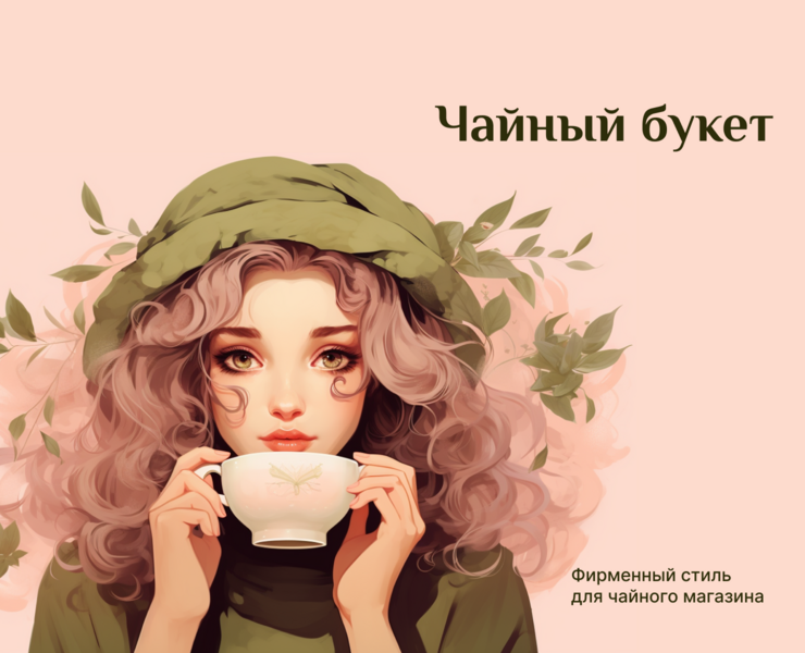 Фирменный стиль для магазина чая — Брендинг на Dprofile