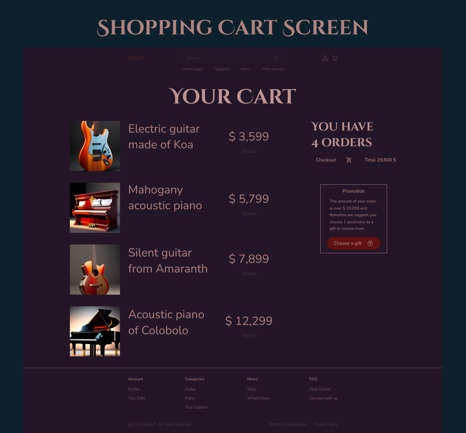 BeGuPi – online store — Изображение №9 — Интерфейсы, Графика на Dprofile