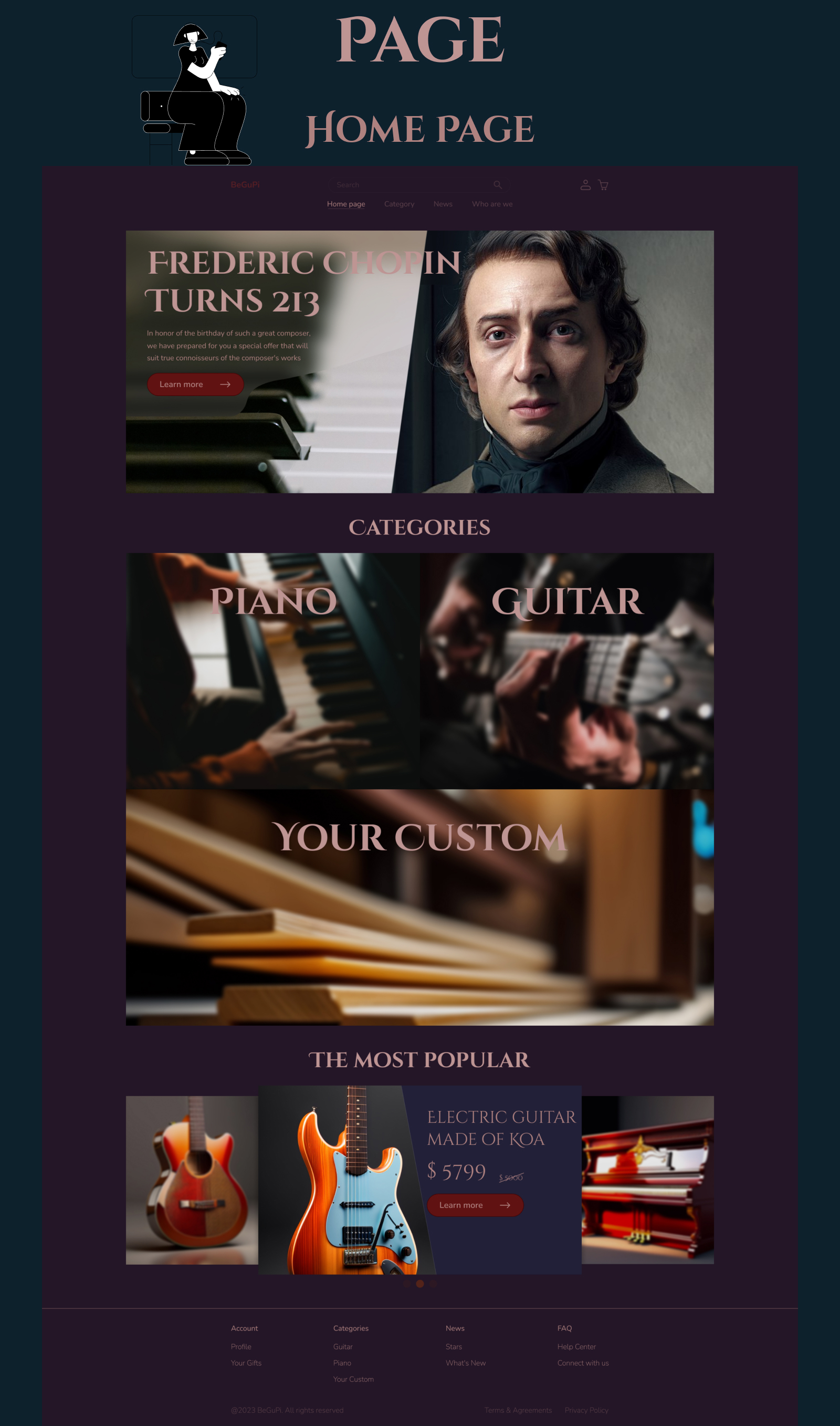 BeGuPi – online store — Изображение №6 — Интерфейсы, Графика на Dprofile