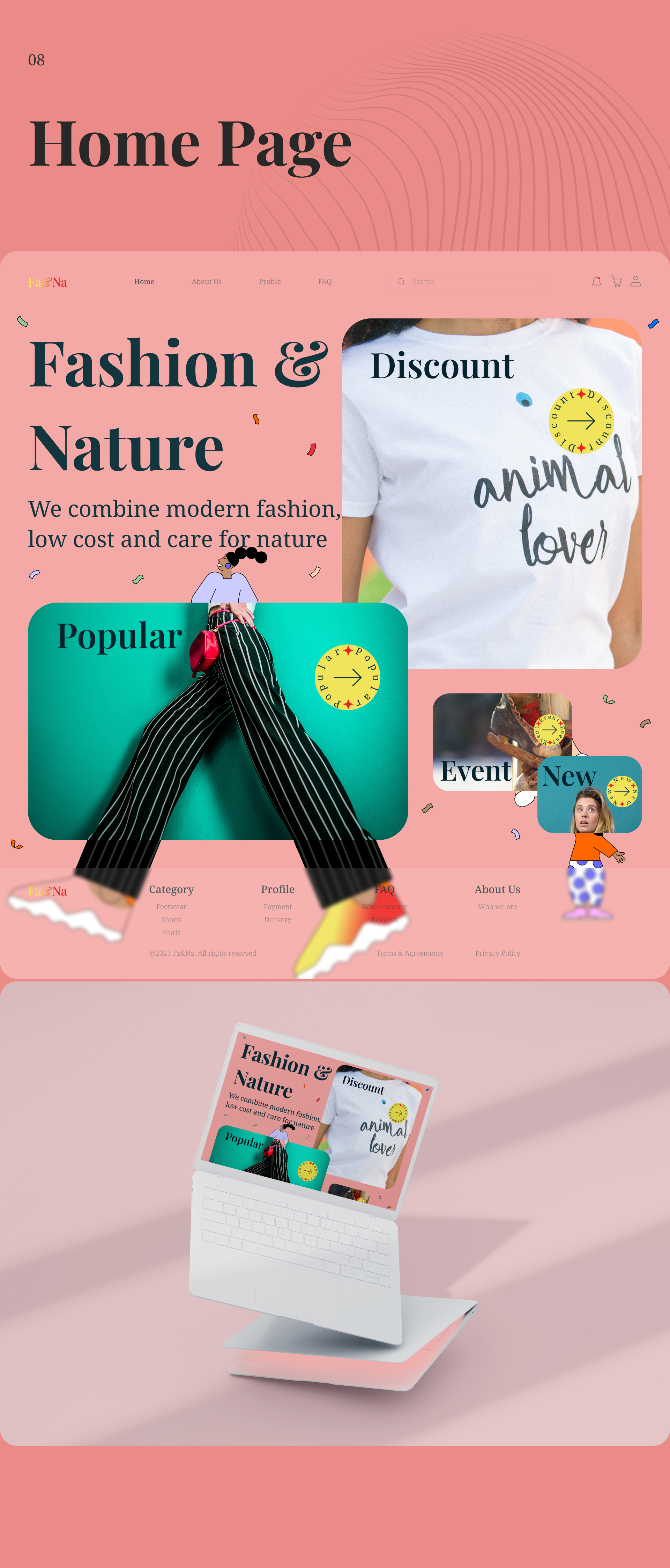 Fa&Na - интернет-магазин — Изображение №9 — Интерфейсы, Графика на Dprofile
