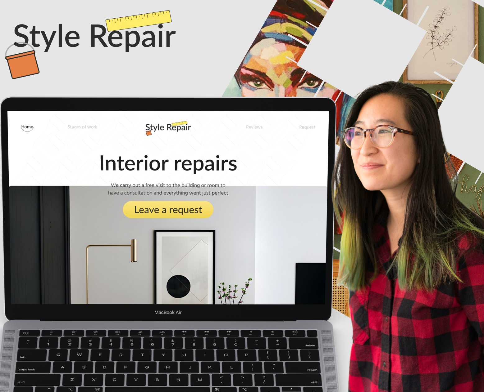 Style Repair - одностраничный сайт — Интерфейсы, Графика на Dprofile