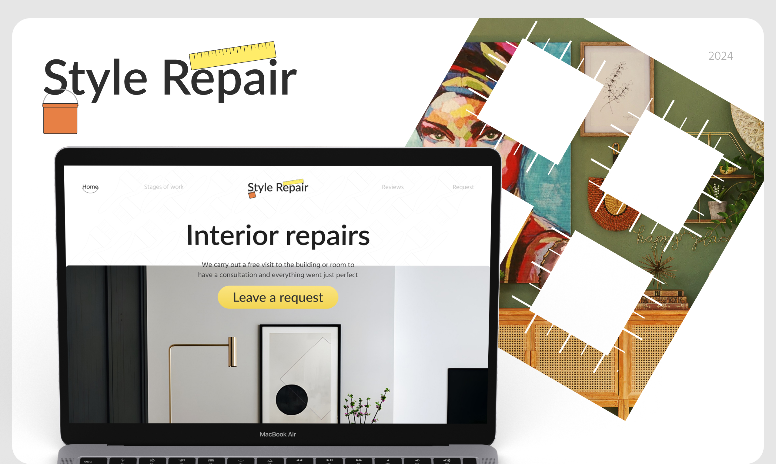 Style Repair - одностраничный сайт — Изображение №1 — Интерфейсы, Графика на Dprofile