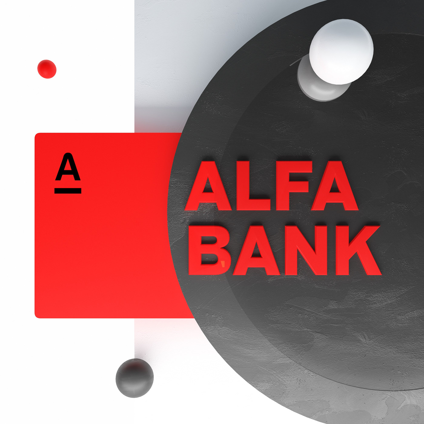 Alfa Bank 3D illustrations — Изображение №7 — Иллюстрация, 3D на Dprofile